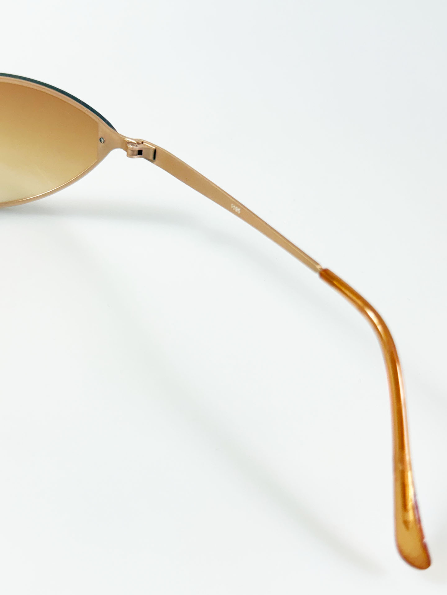 90's DACID Rimless Oval Metal Tint Sunglasses