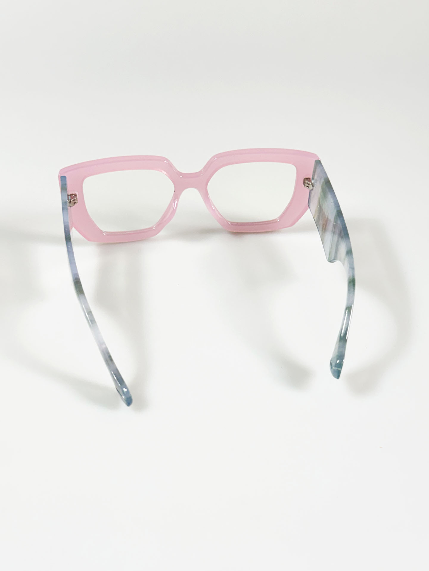Pastel Pink Oversized Bold Square Sunglasses