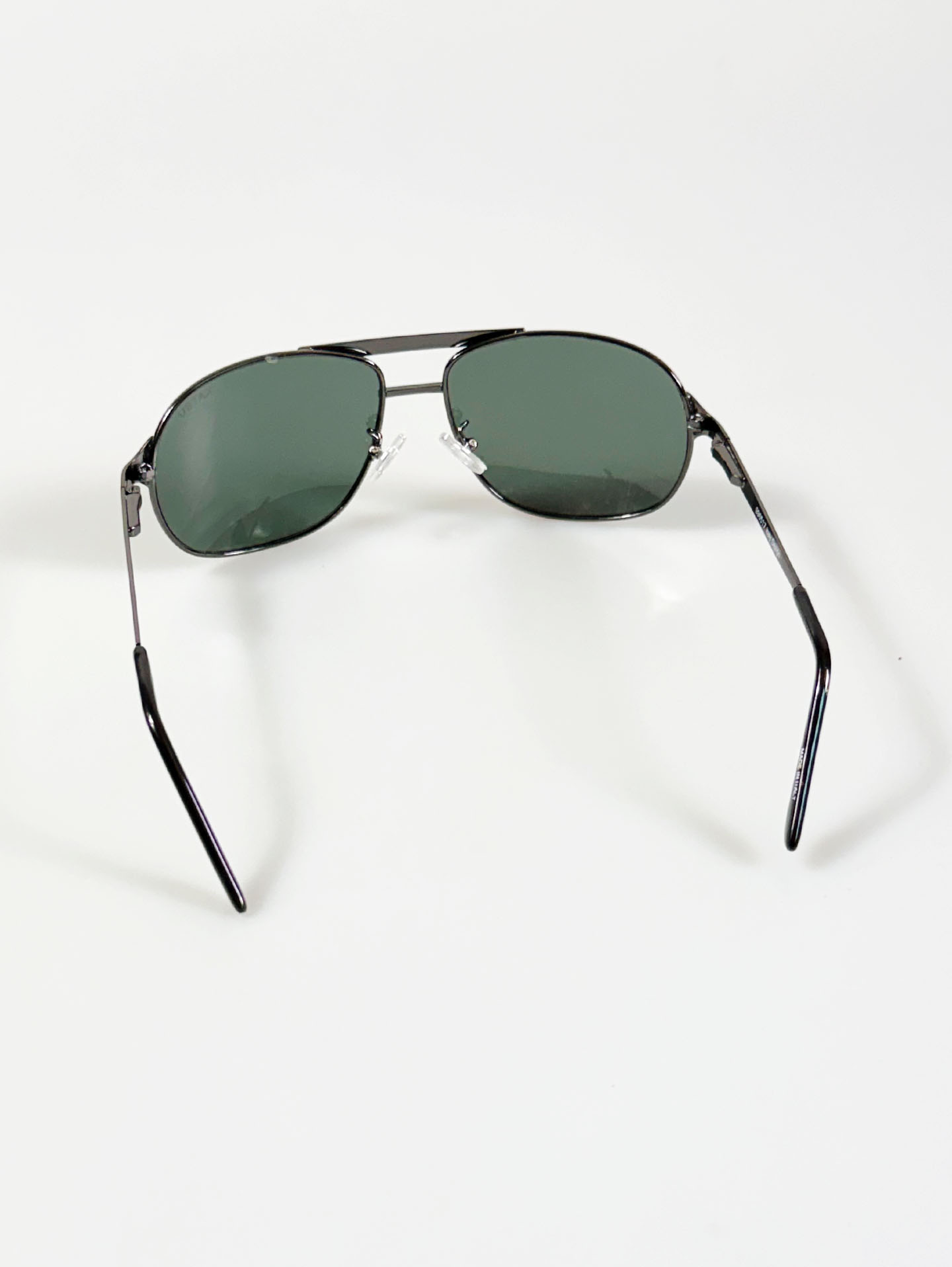 90's KATSU Gunmetal Aviator Metal Sunglasses