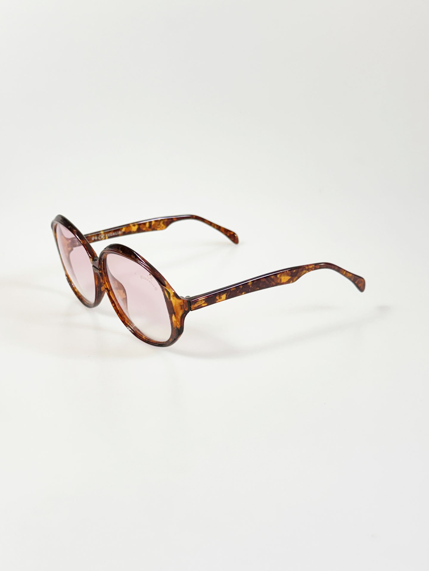 90's REGALIA Tortoiseshell Oversized Oval Frame Tint Sunglasses