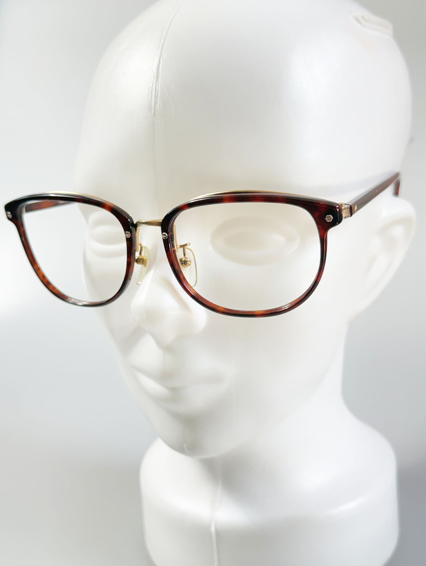 90's CHARLES JOURDAN PARIS Tortoiseshell Browline Square Frame Glasses