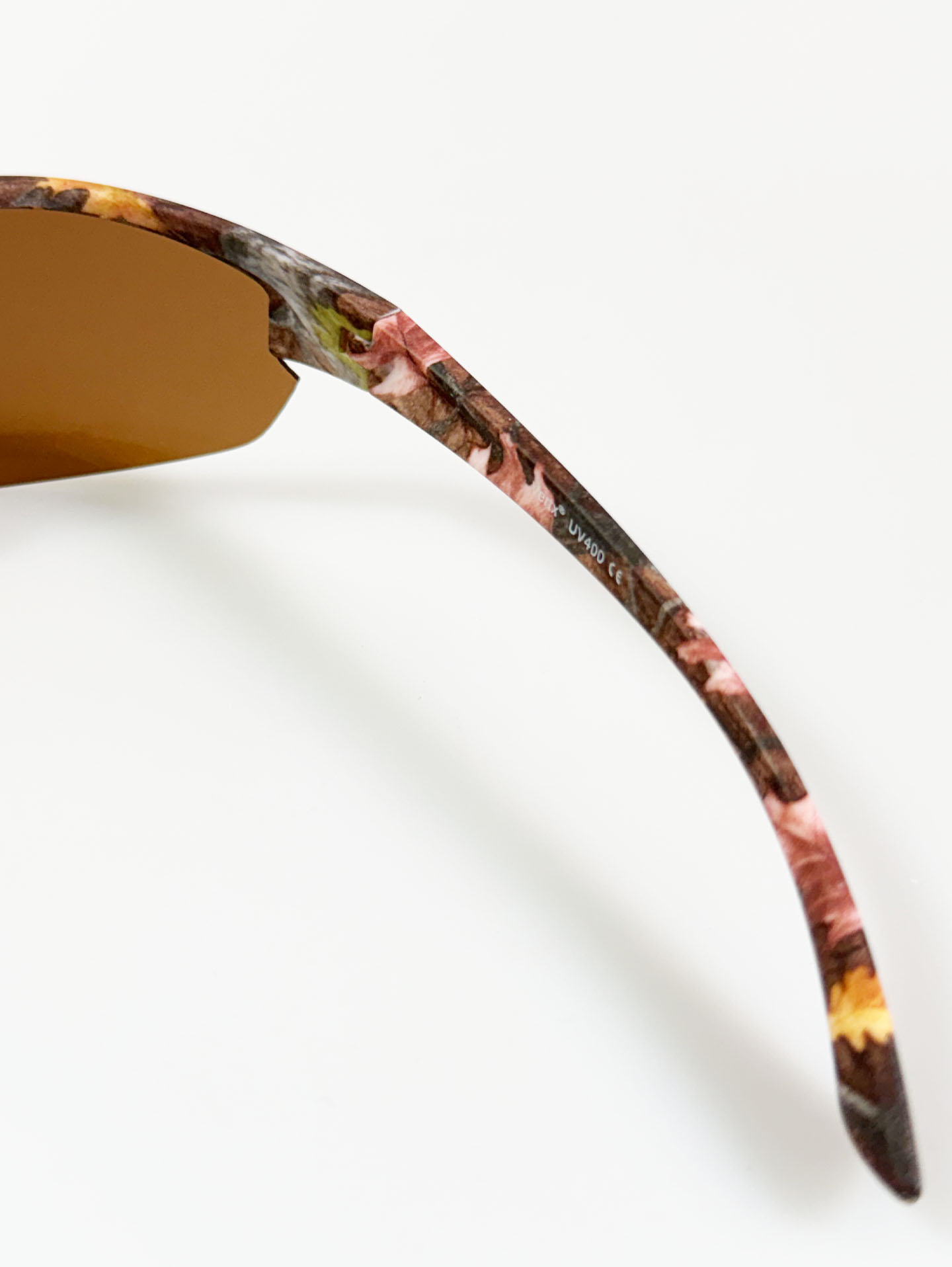 VERTX Realtree Pattern Wraparound Half-Rim Tint Sunglasses
