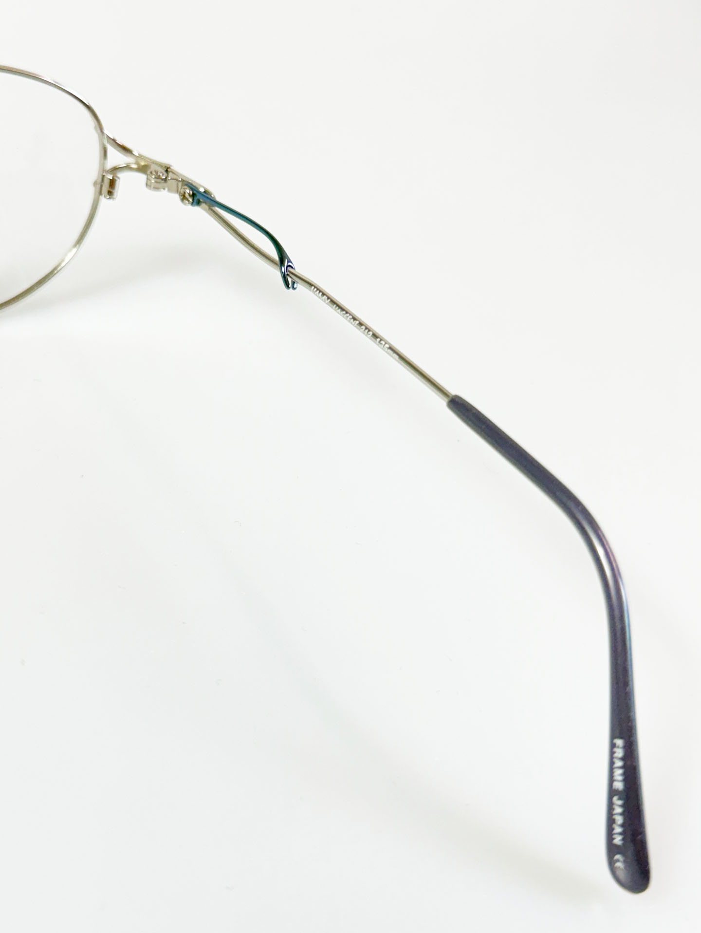 LAMY Silver Titanium Slim Oval Metal Frame Glasses