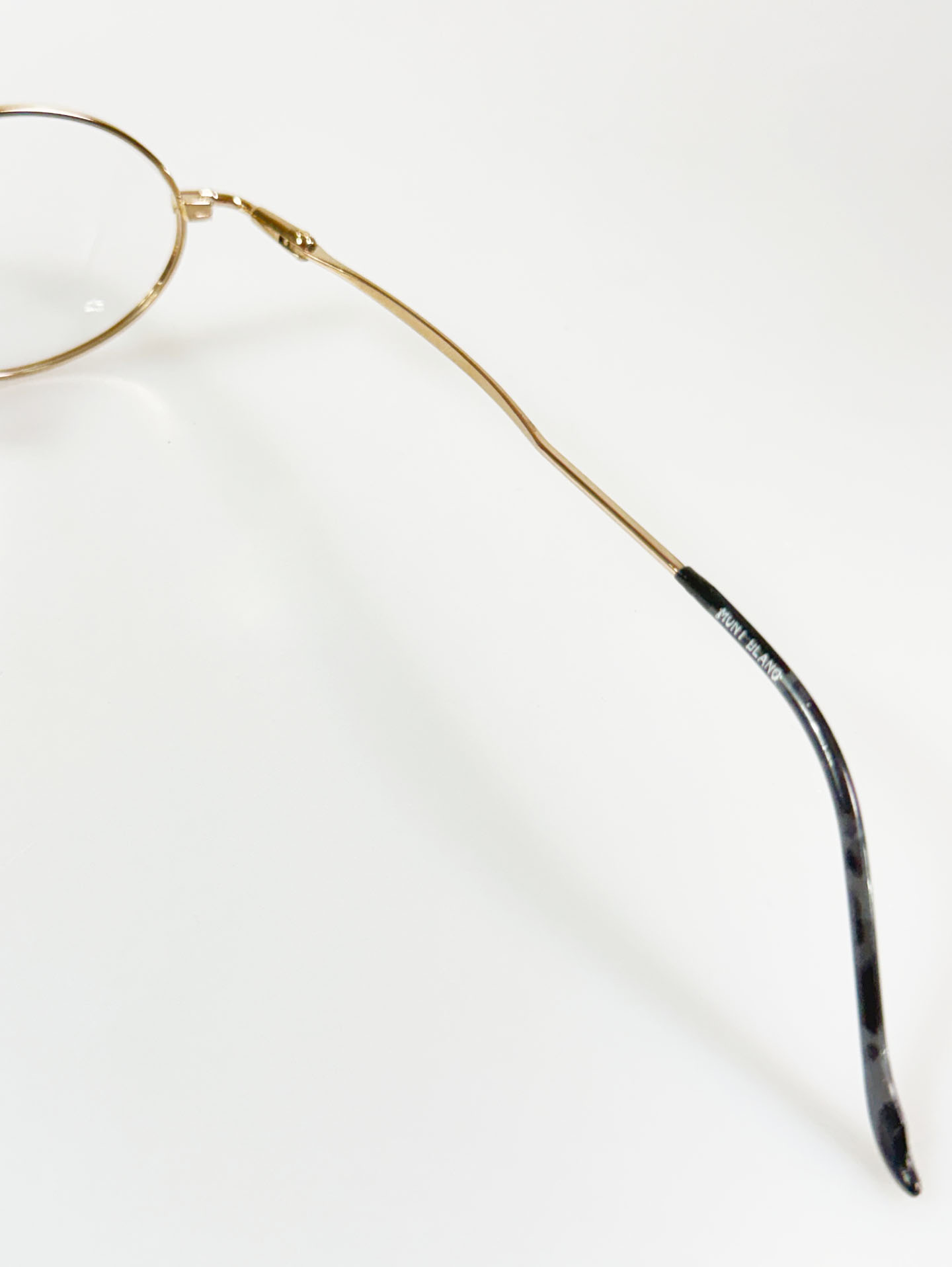 MONTBLANC Paris Slim Gold Oval Metal Frame Glasses