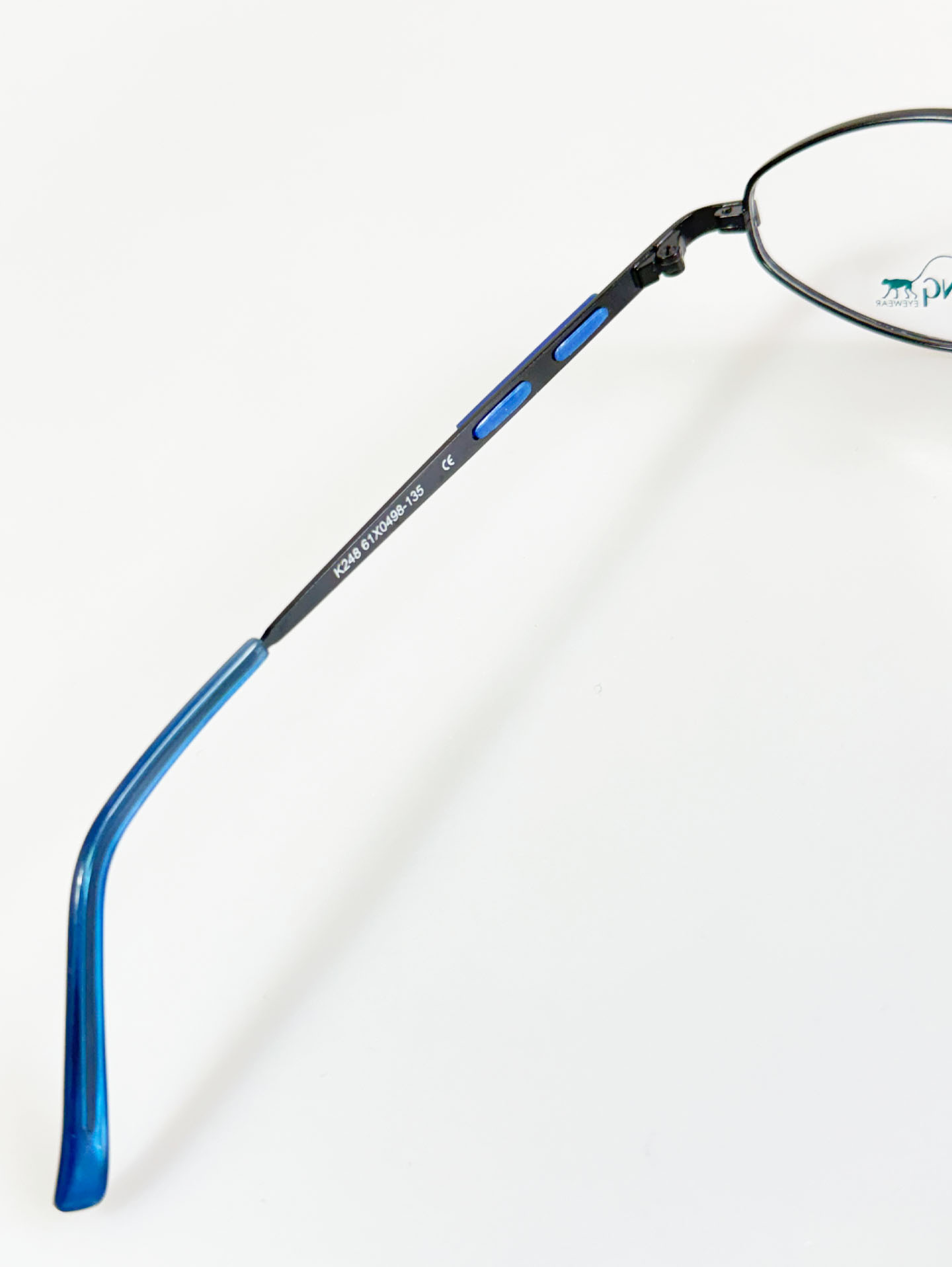 KIPLING Slim Oval Metal Frame Glasses