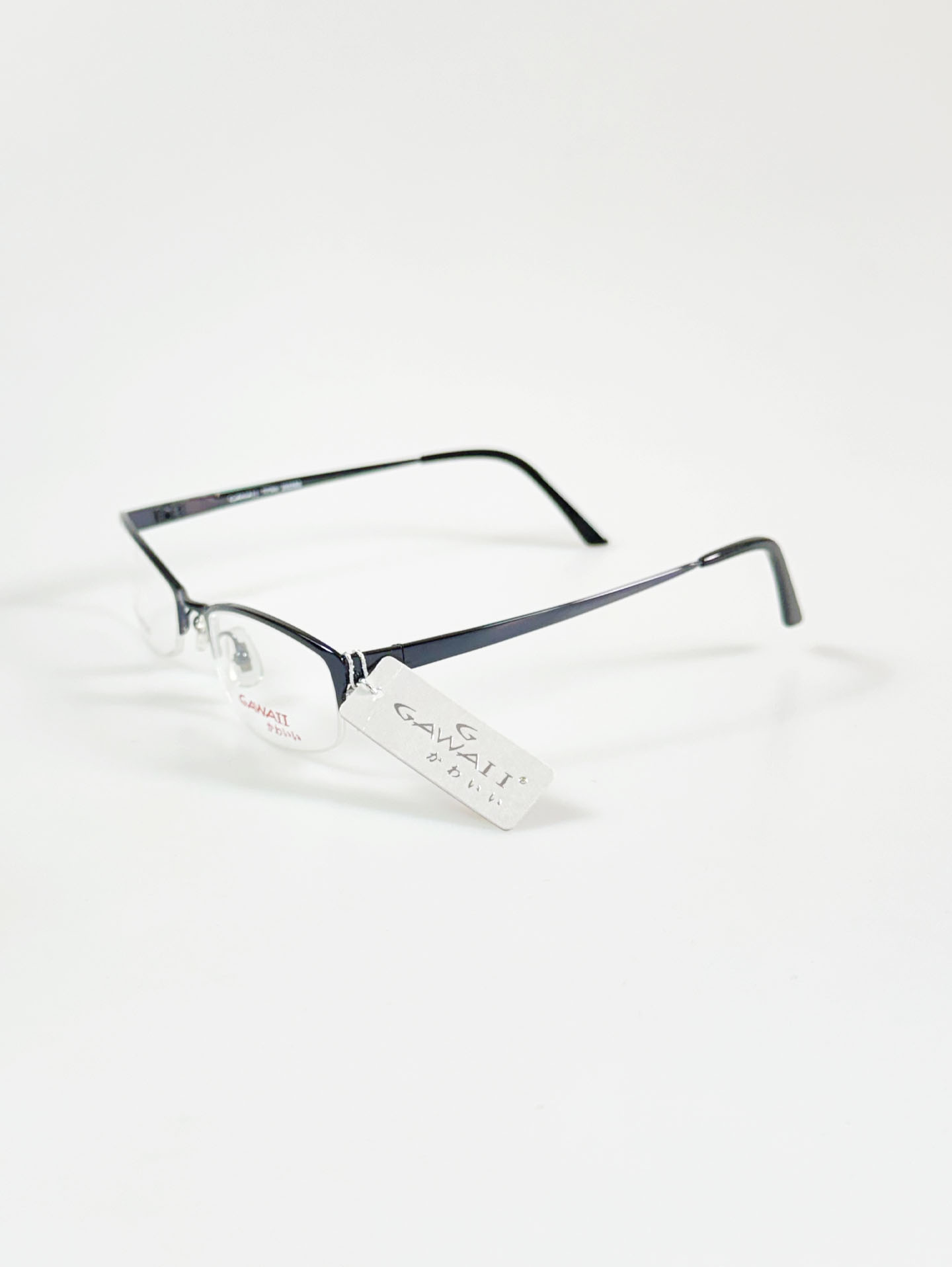 Series 01. GAWAII Vintage Titanium Semi-Rimless Eyewear Collection