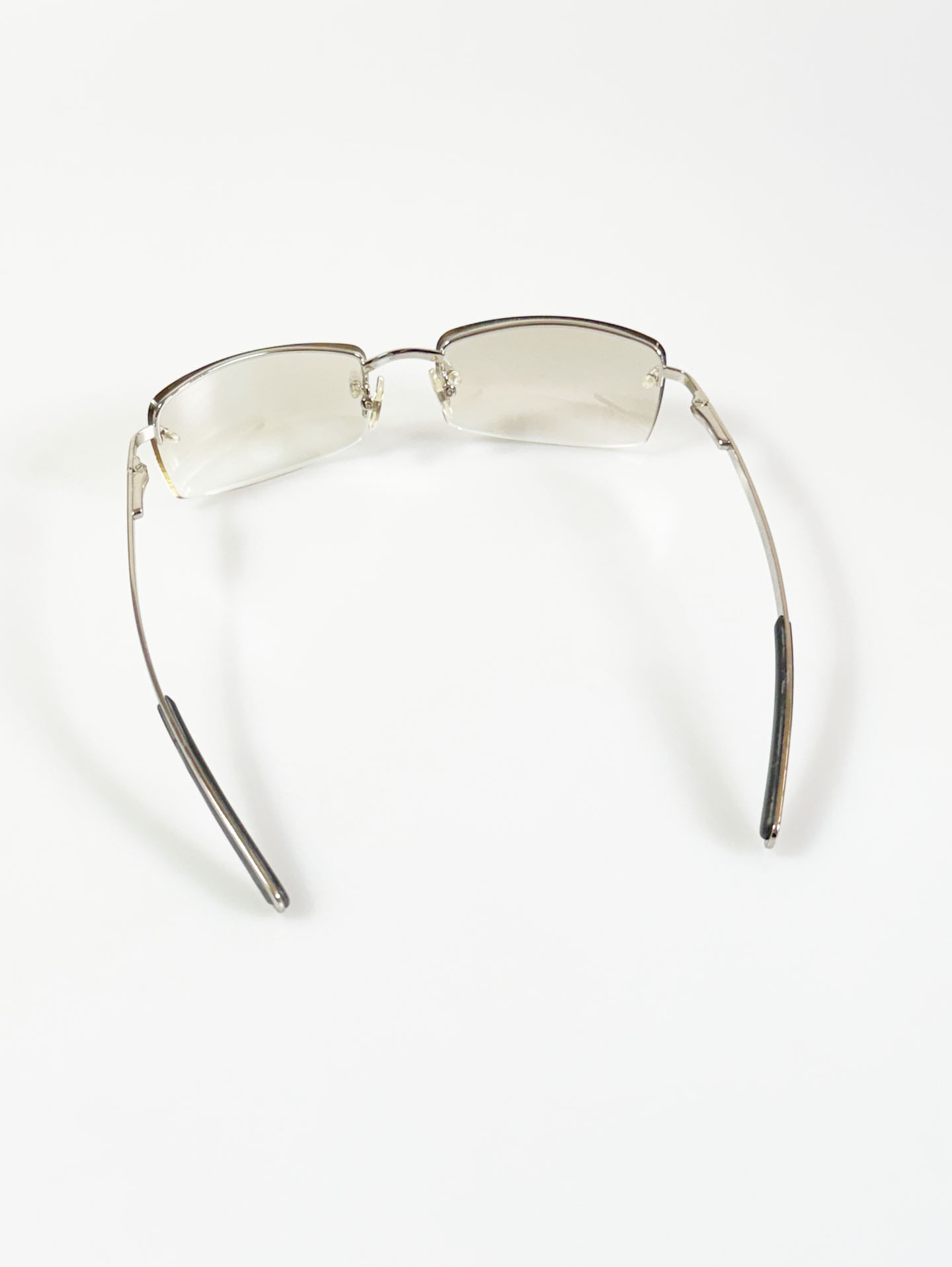 CAPRIO Rimless Square Metal Tinted Sunglasses