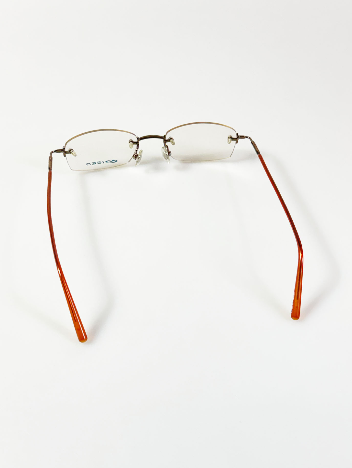 EIGEN Rimless Square Metal Frame Glasses