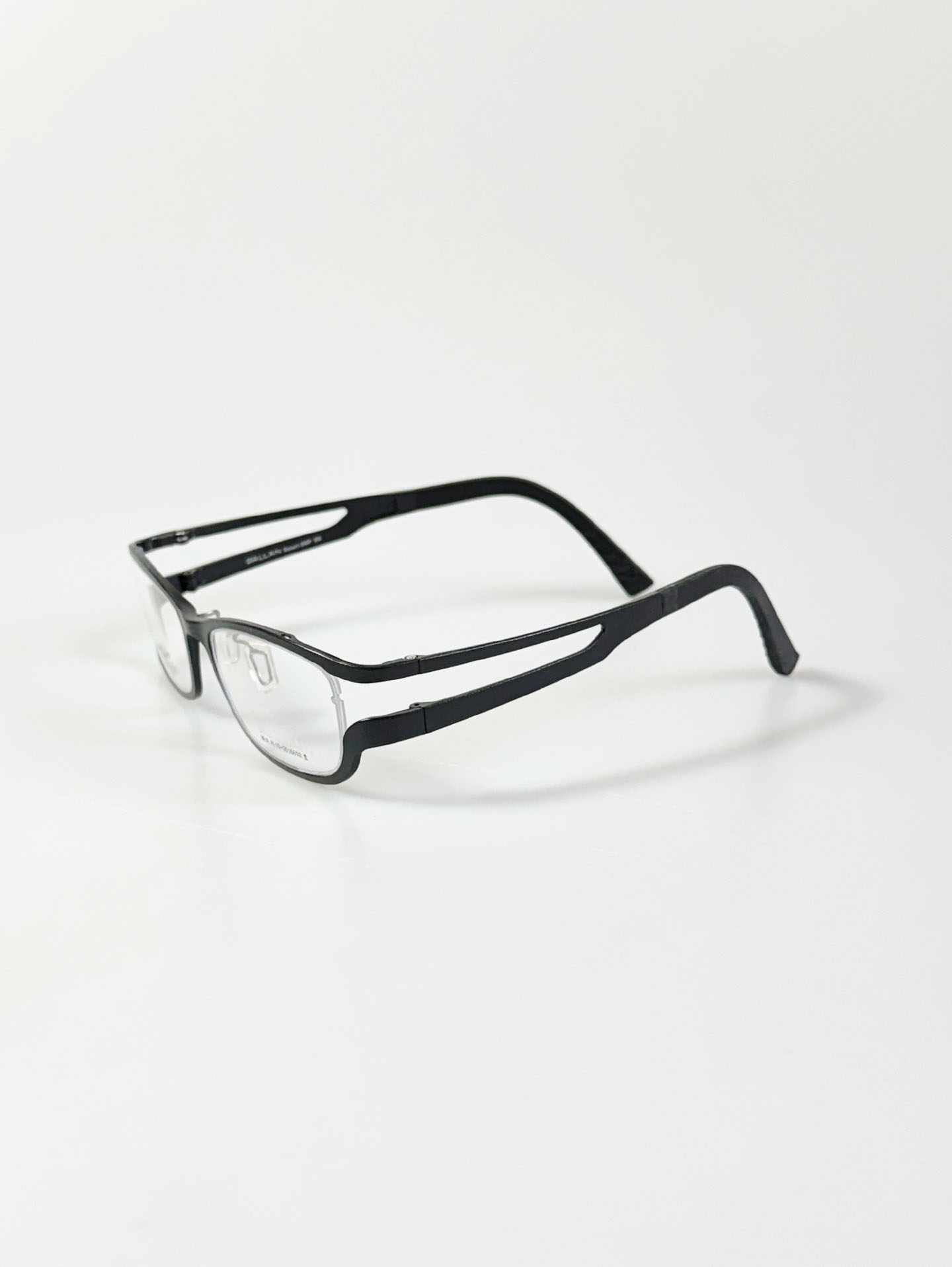 GALLAN Smart-SMP Black Slim Square Frame Glasses