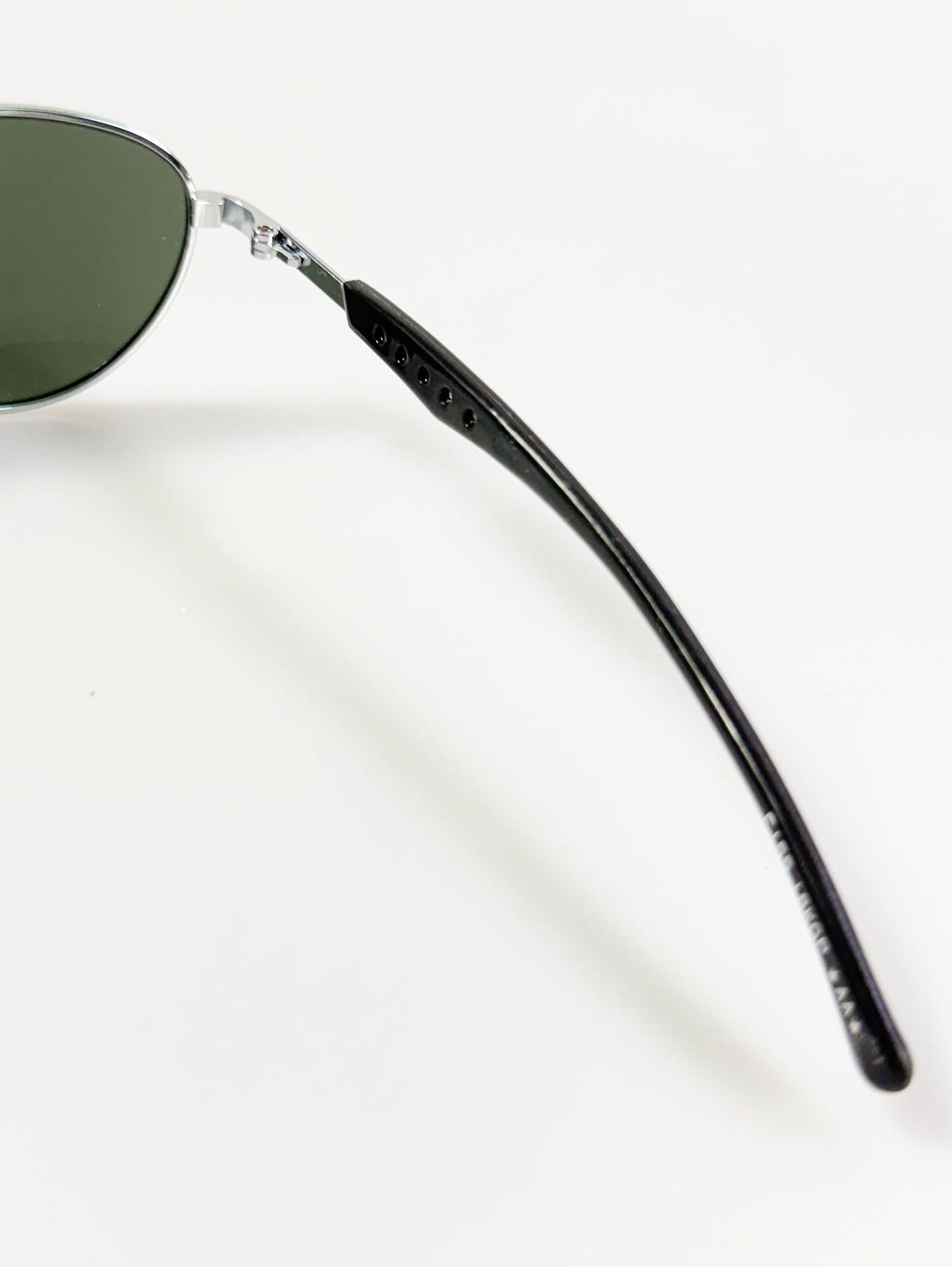 Silver Slim Oval Metal Frame Sunglasses