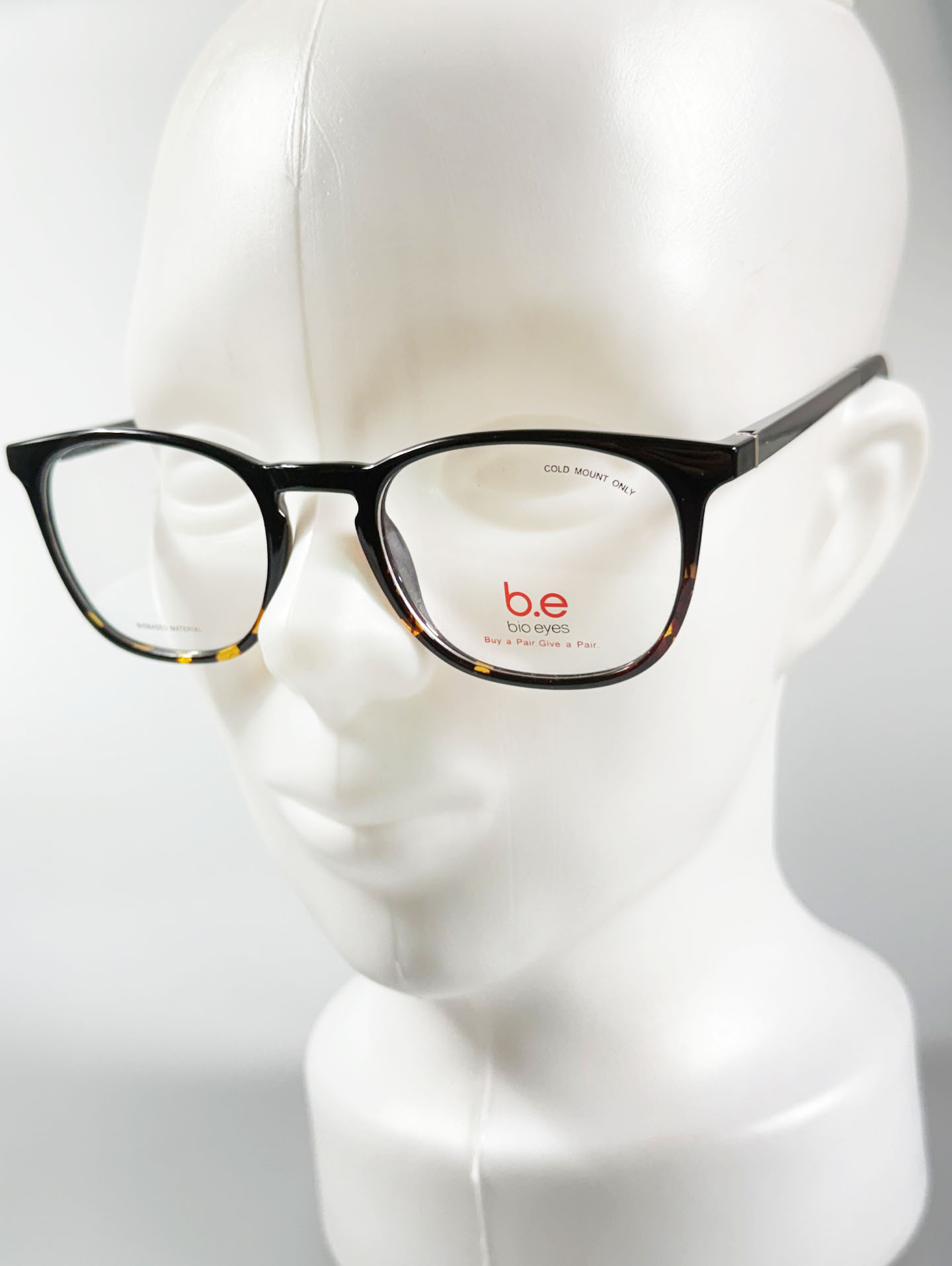 BIO EYES Spruce Square Horn-Rim Glasses