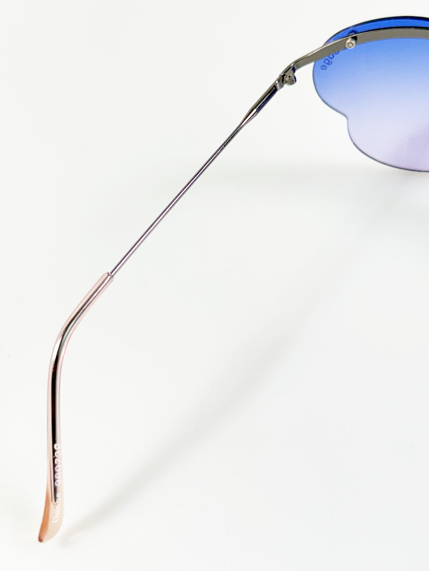 90's DODGE Rimless Butterfly Metal Tint Sunglasses