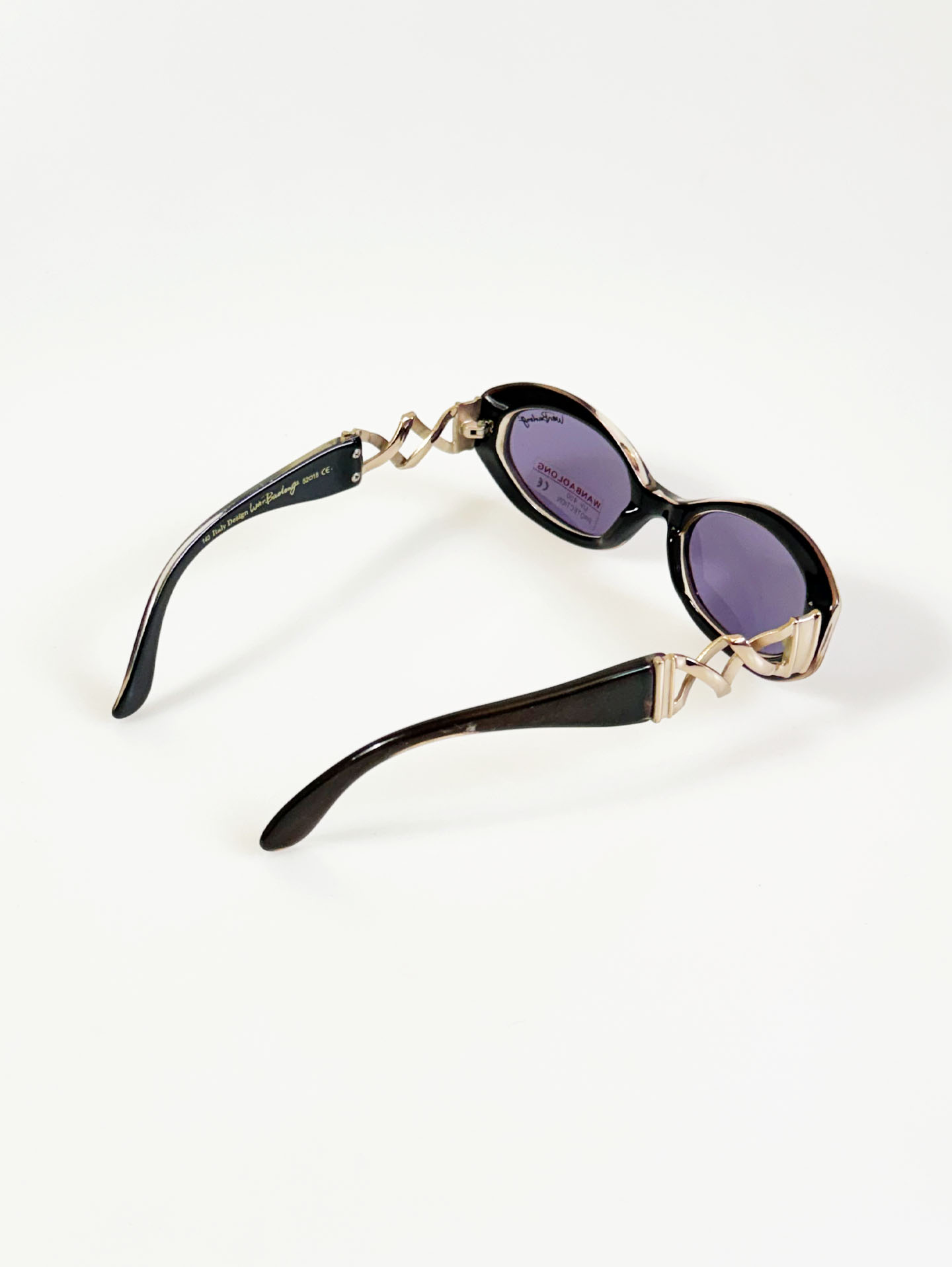 90's WANBAOLONG Bold Oval Tint Sunglasses