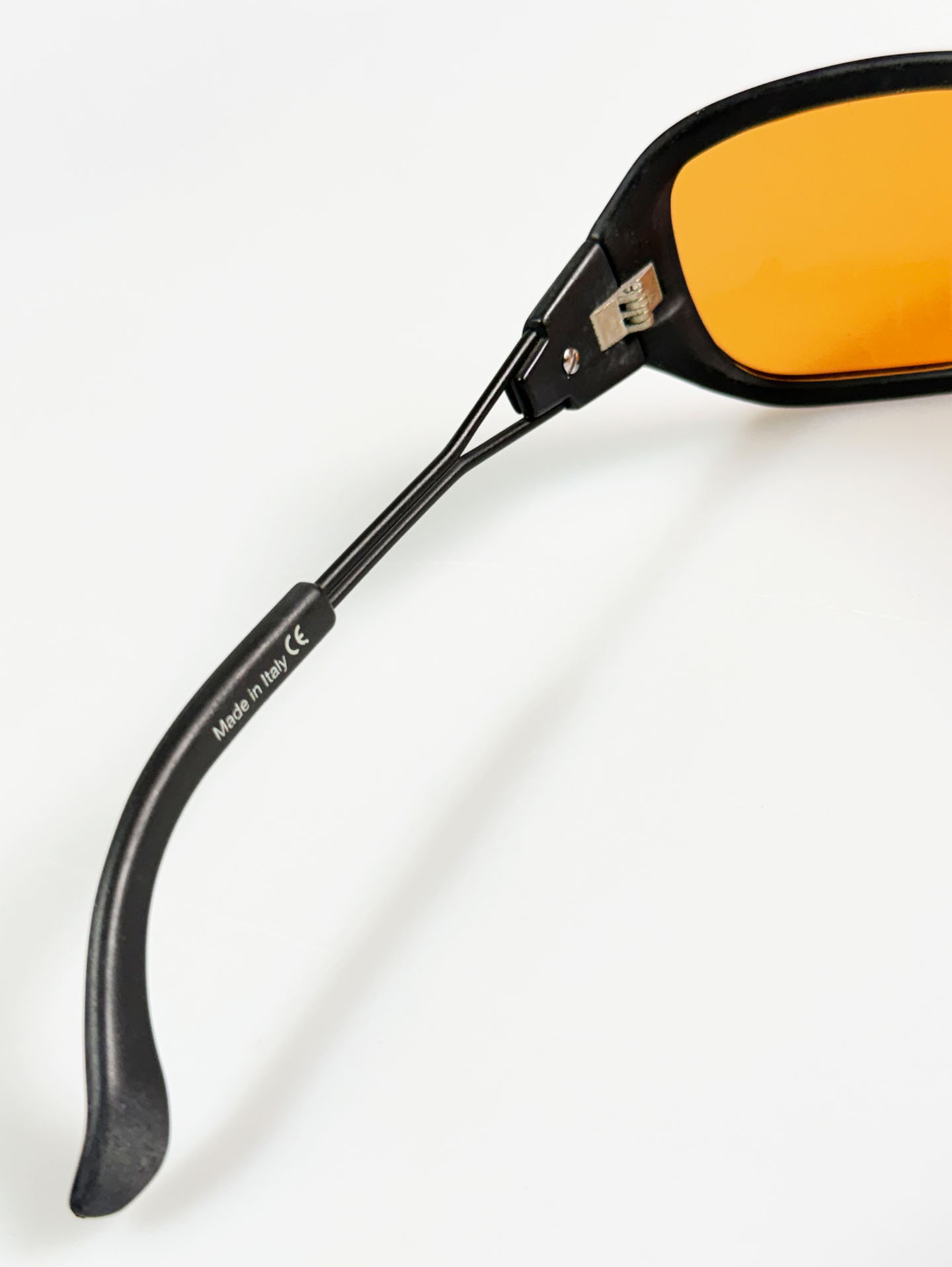90's CONCERT Black Wraparound Square Tint Sunglasses