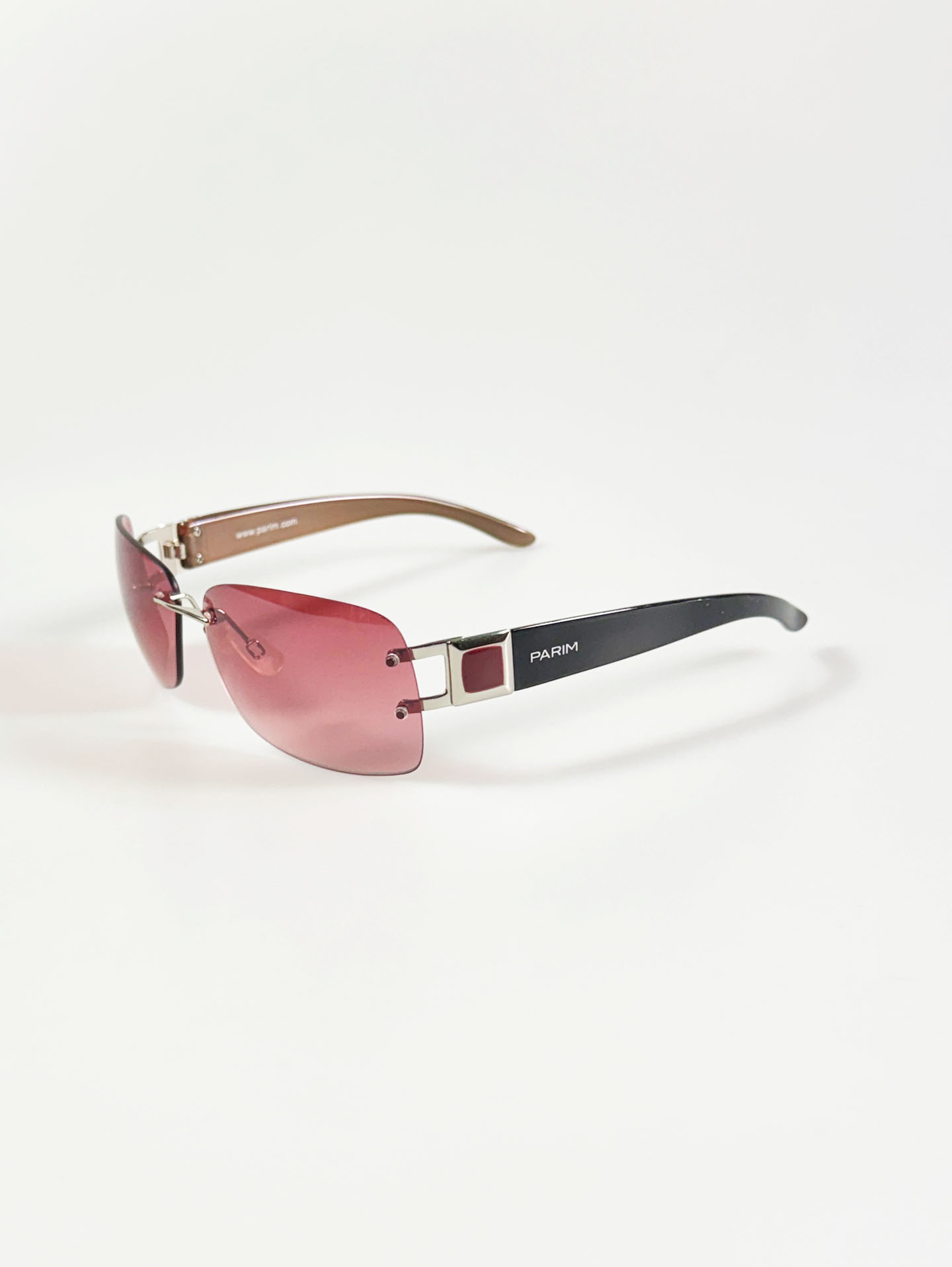 PARIM Rimless Square Shield Tint Sunglasses
