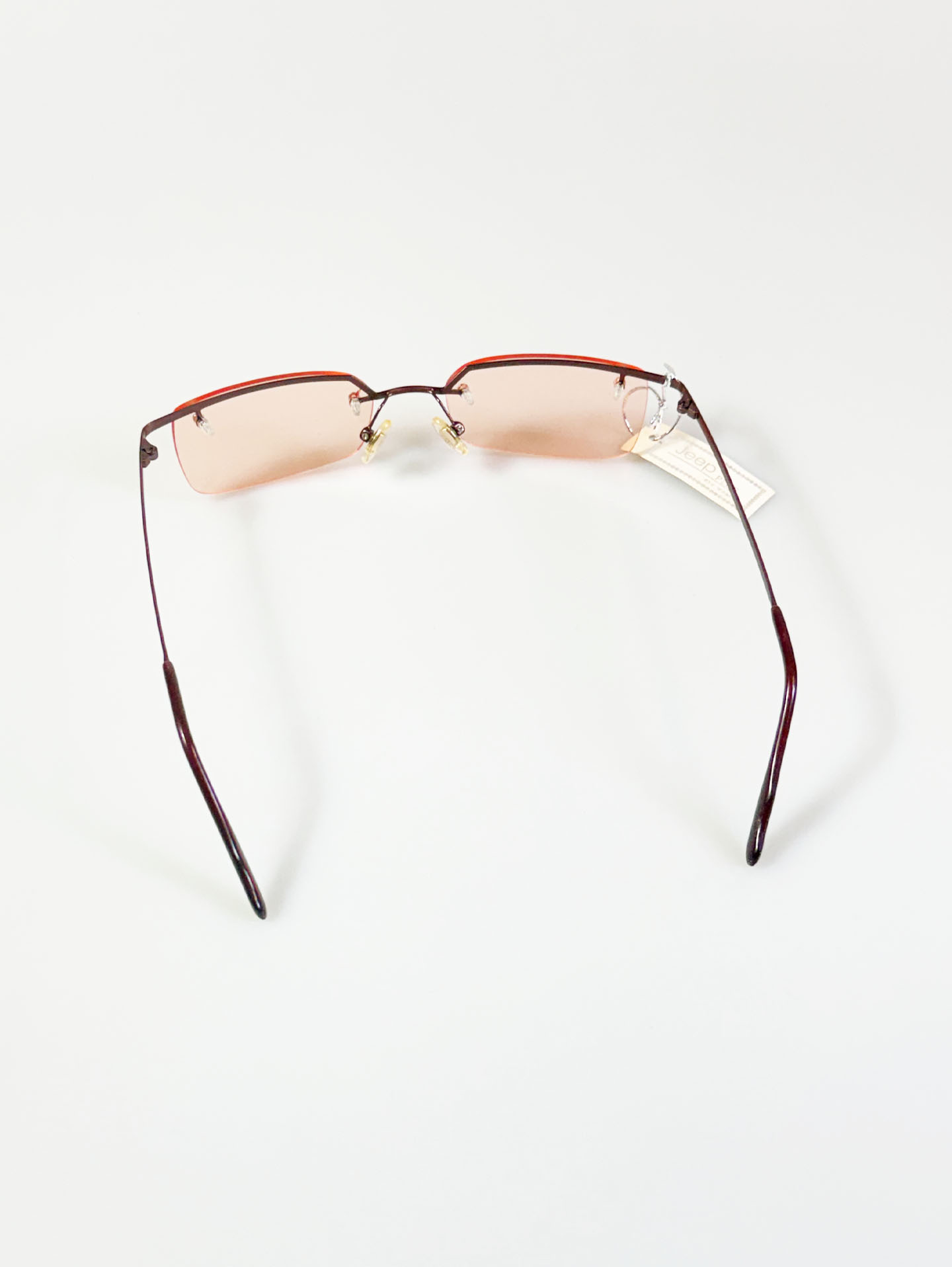 JEEP Semi-Rimless Square Metal Tinted Glasses
