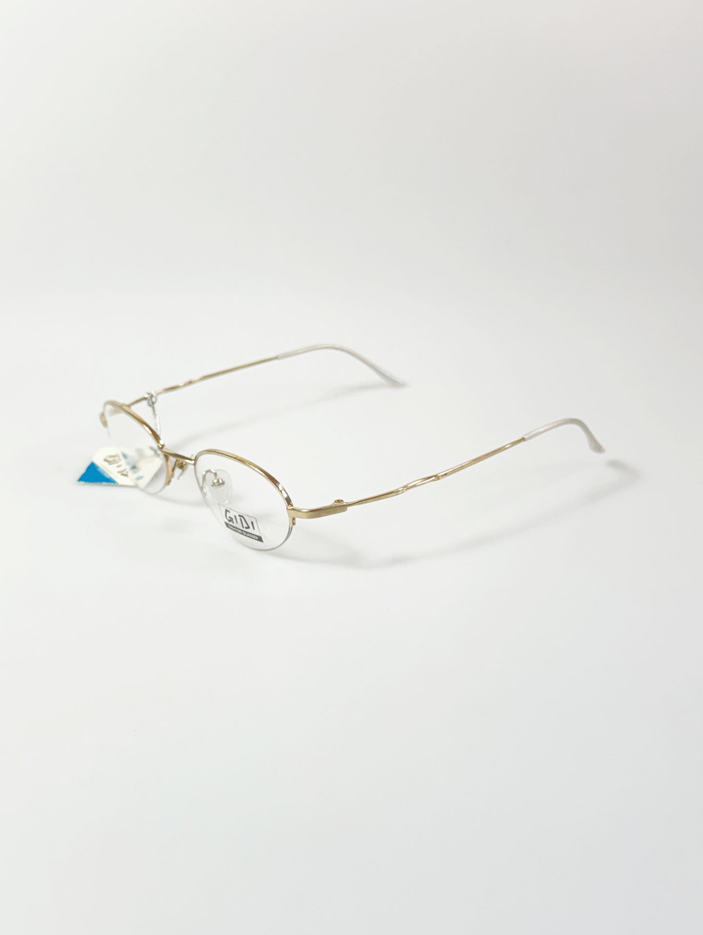 Moya New York Gold Square Rimless Metal Glasses