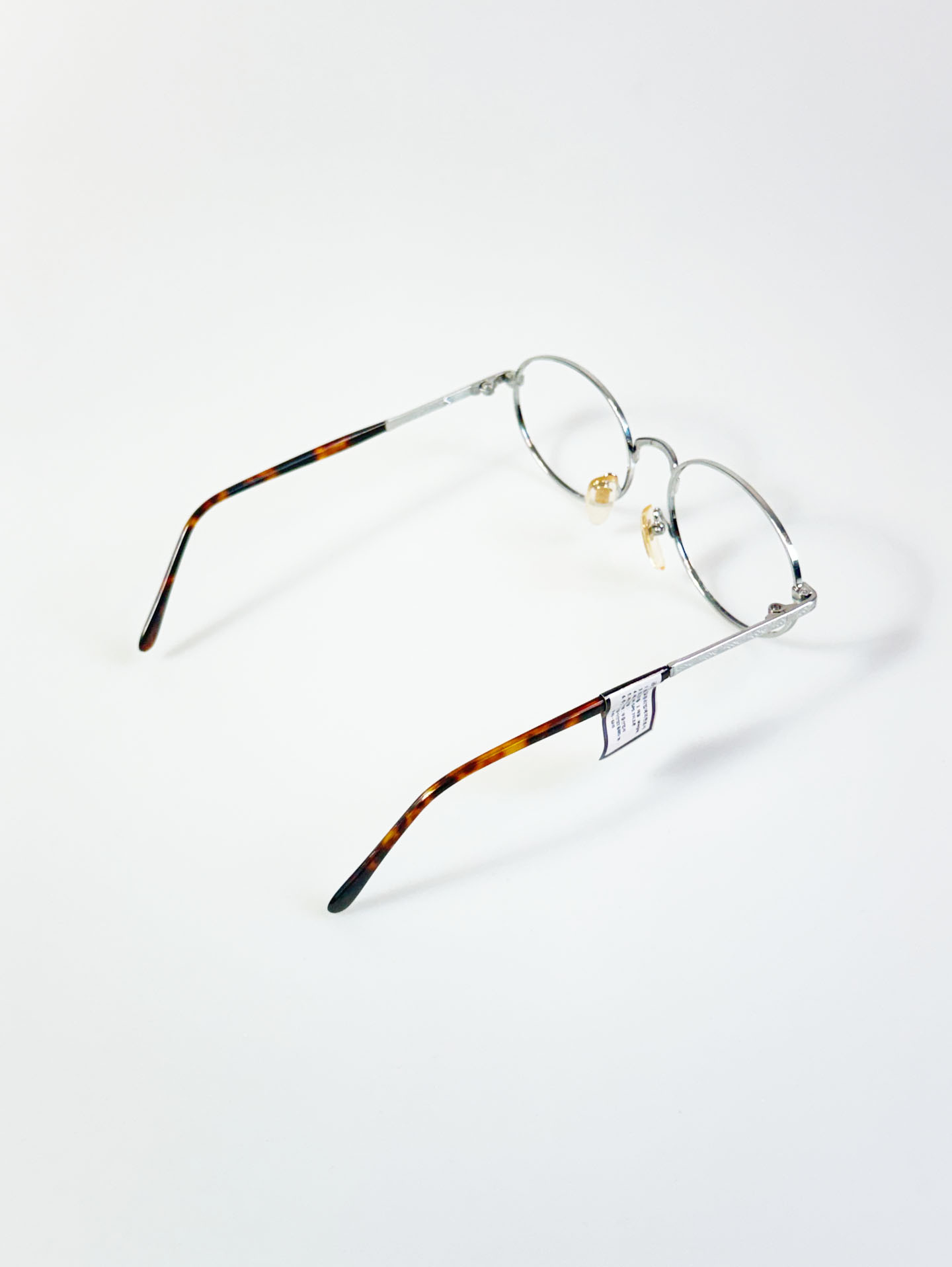 Pabinna Gold Silver Slim Oval Metal Frame Glasses