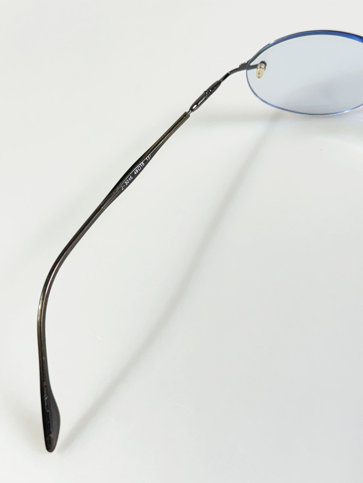 JEEP Semi-Rimless Oval Gunmetal Glasses