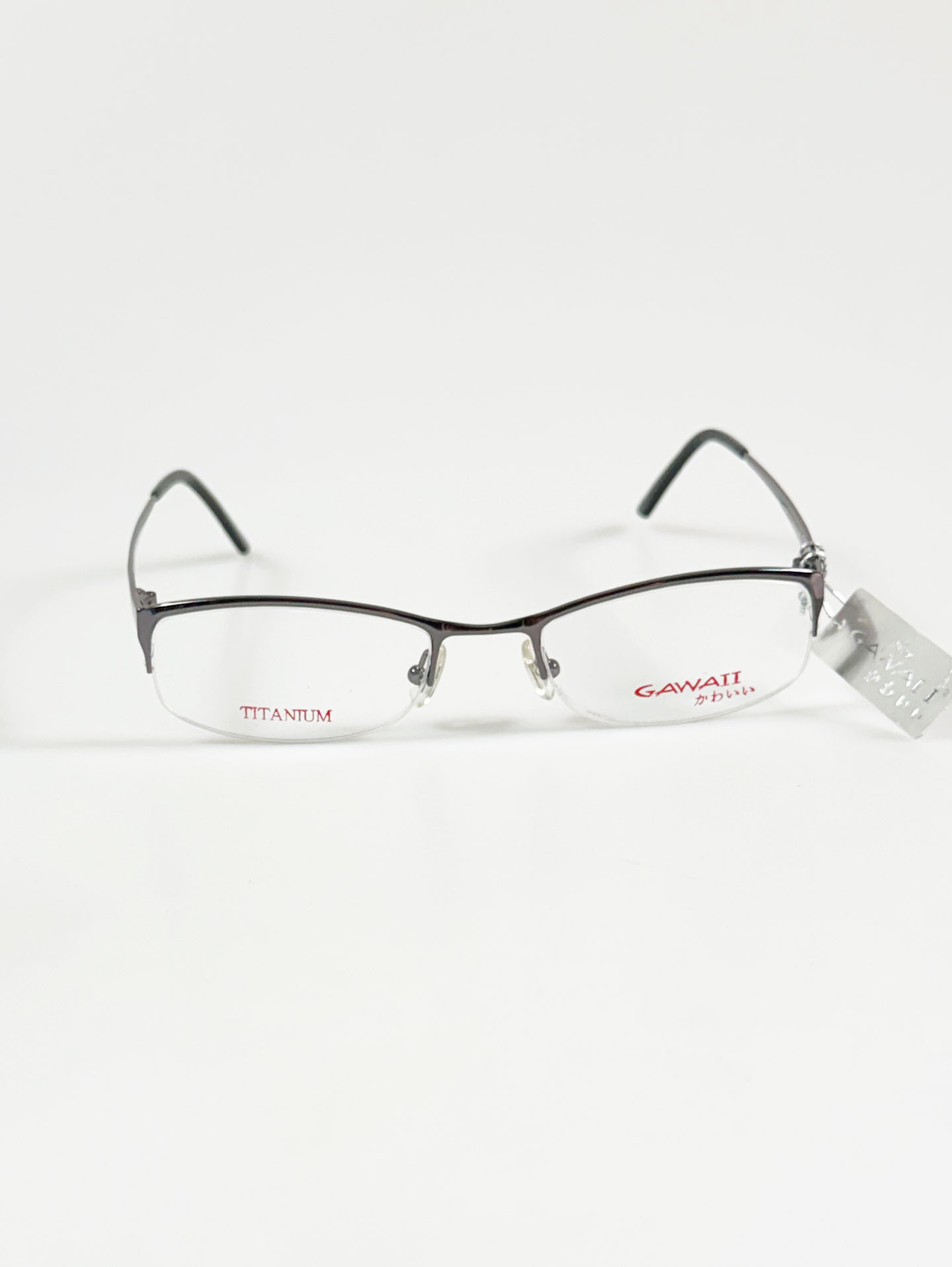 Series 01. GAWAII Vintage Titanium Semi-Rimless Eyewear Collection