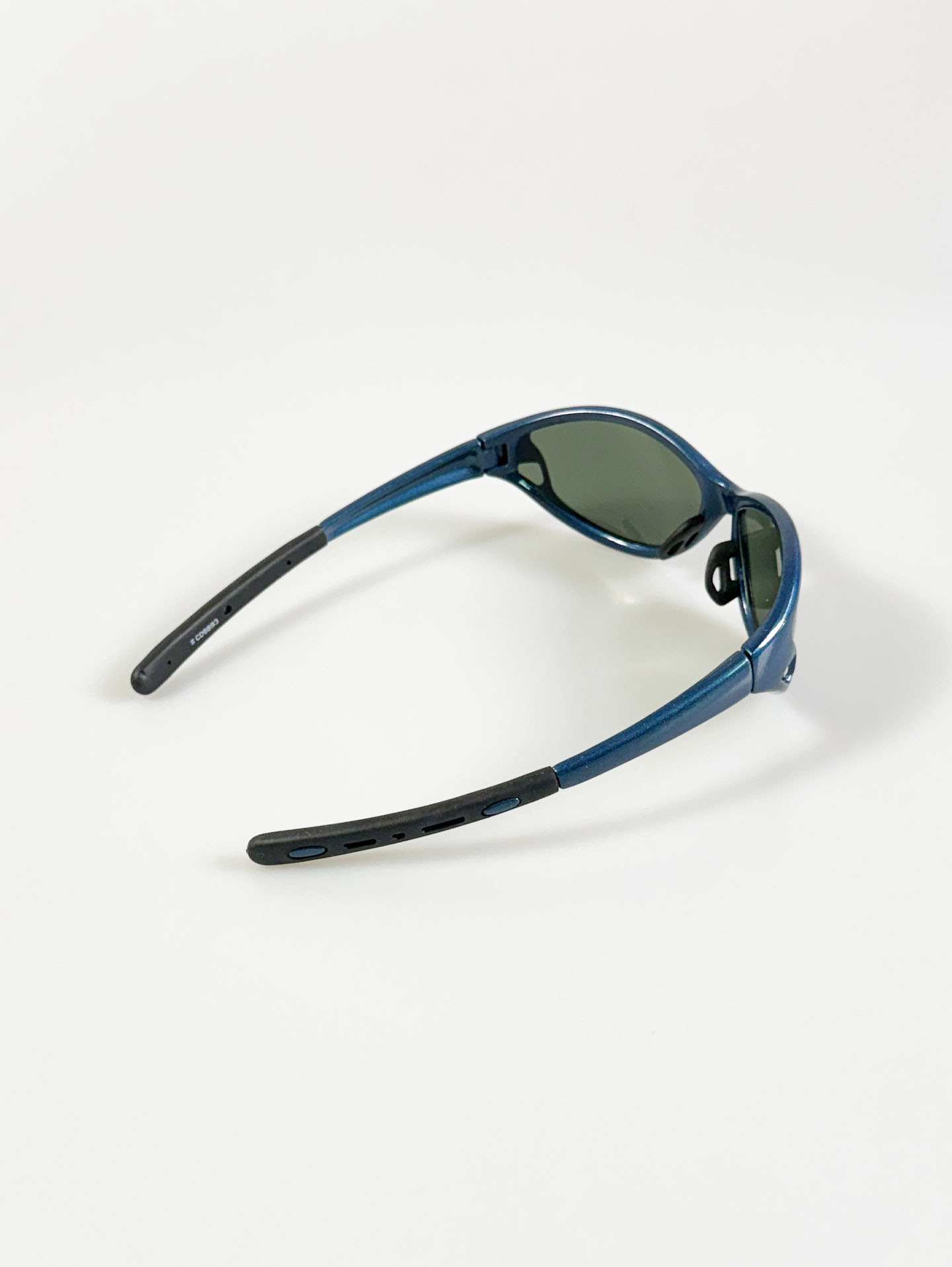 90's Blue Wraparound Sports Frame Sunglasses