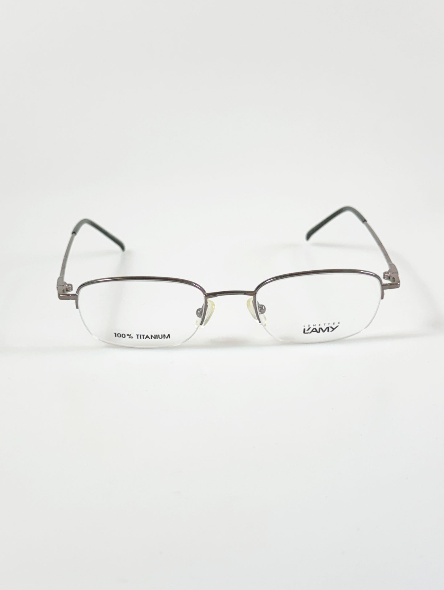 LAMY Half-Rim Titanium Square Frame Glasses