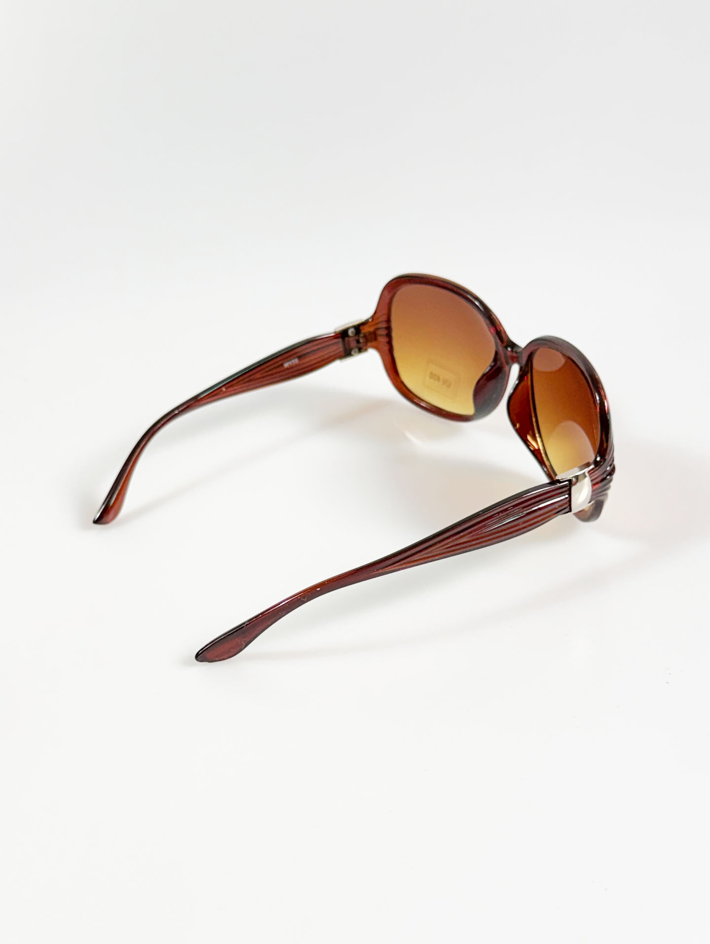 Brown Oversized Bold Oval Tint Sunglasses