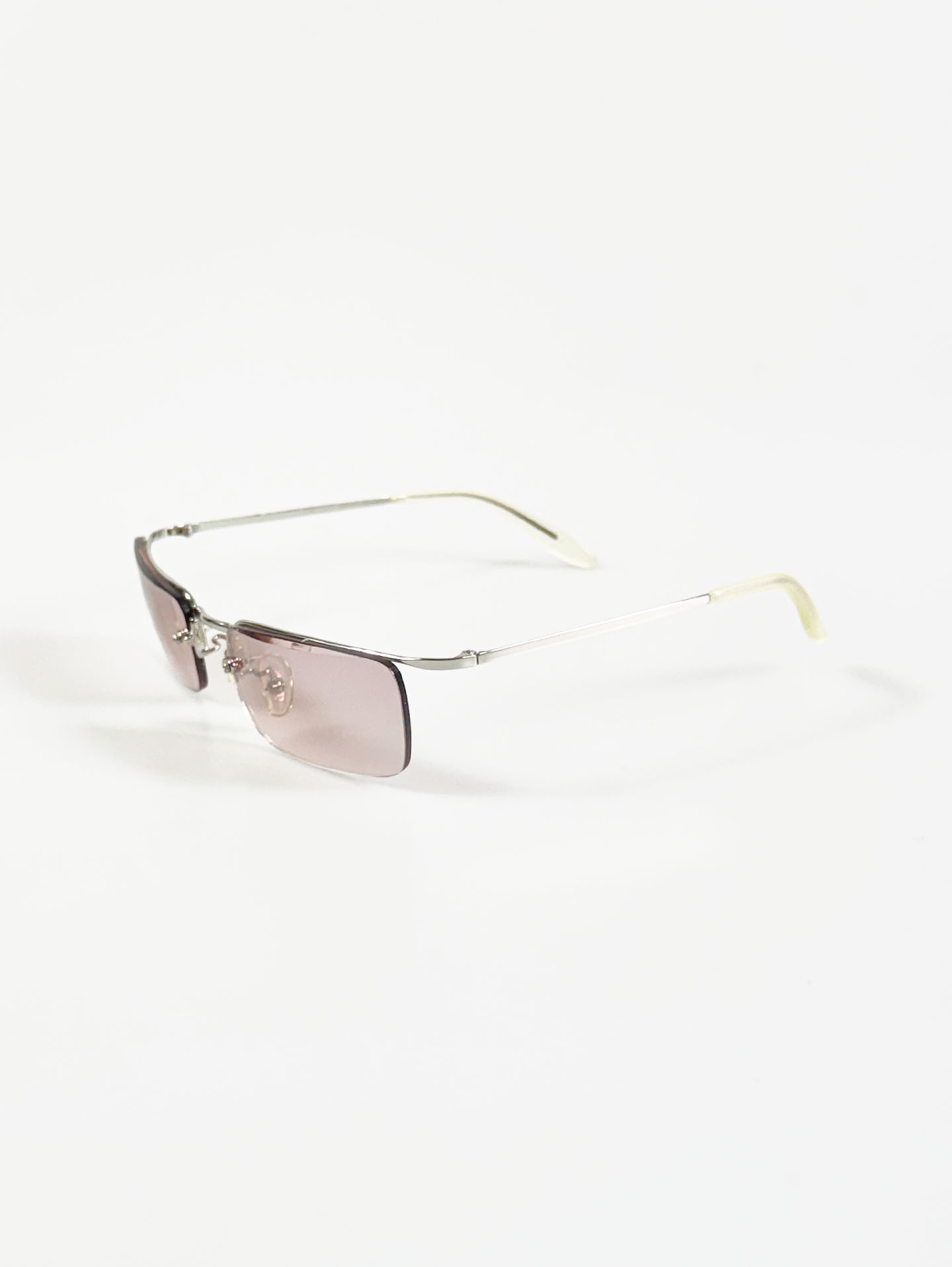 CAPRIO Rimless Square Metal Tint Sunglasses