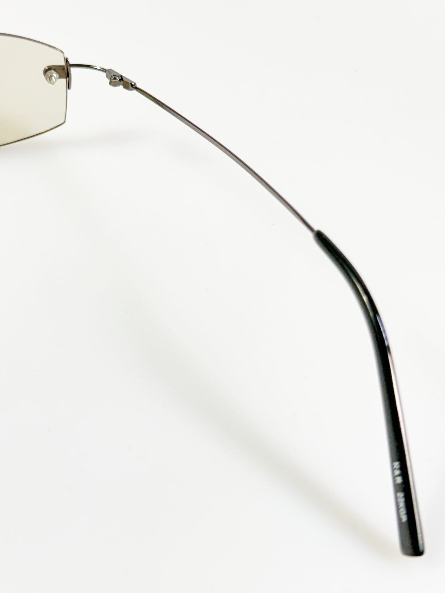 R&B Eyewear Rimless Square Metal Glasses