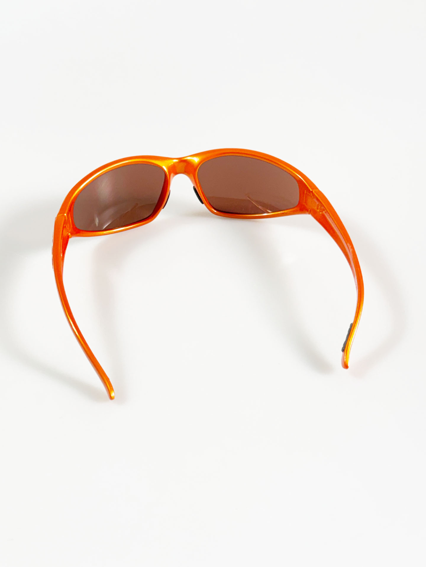 BLOC Orange Wraparound Oval Sporty Frame Sunglasses