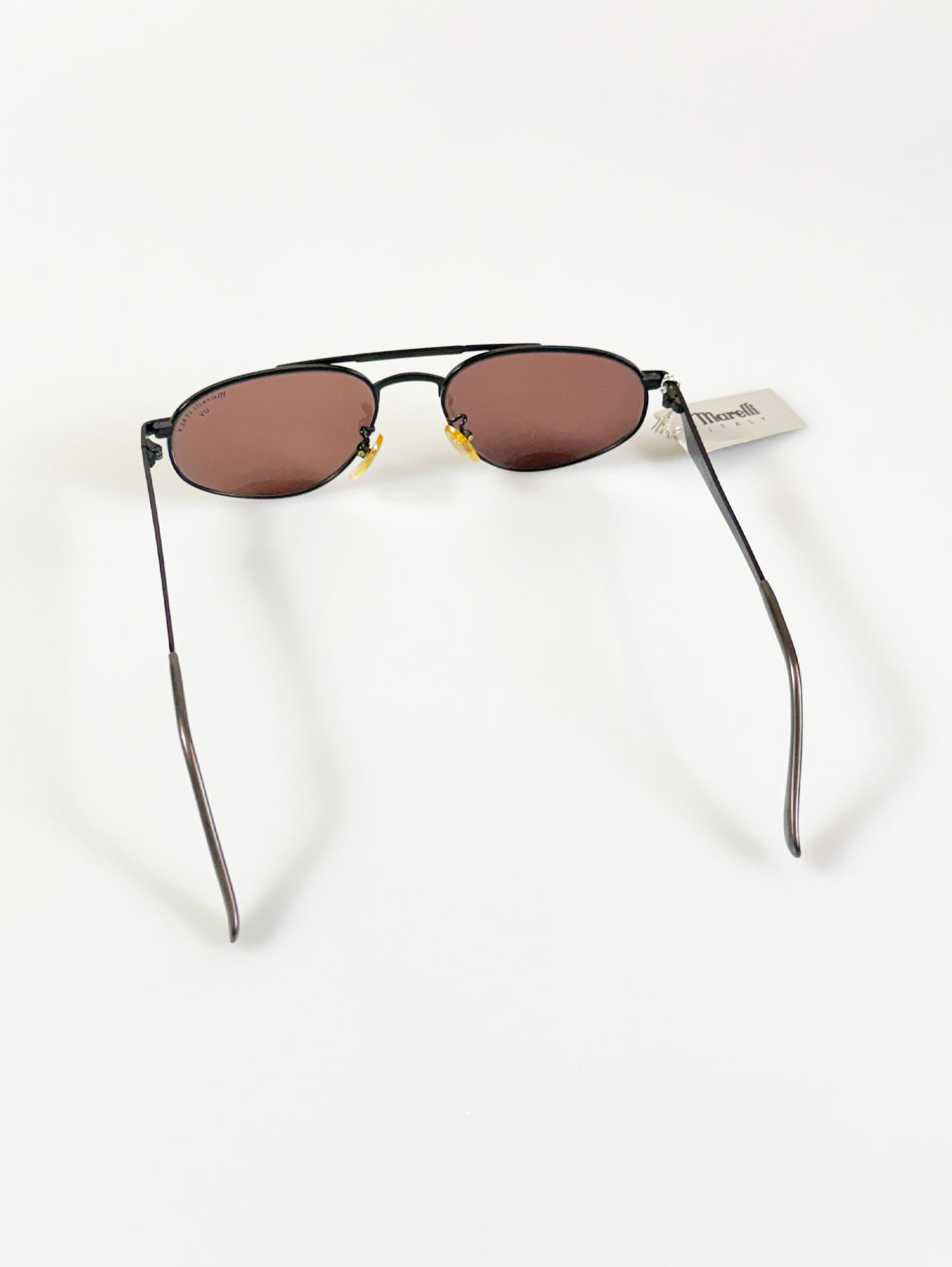 90’s Marelli Italy Black Metal Boeing Sunglasses