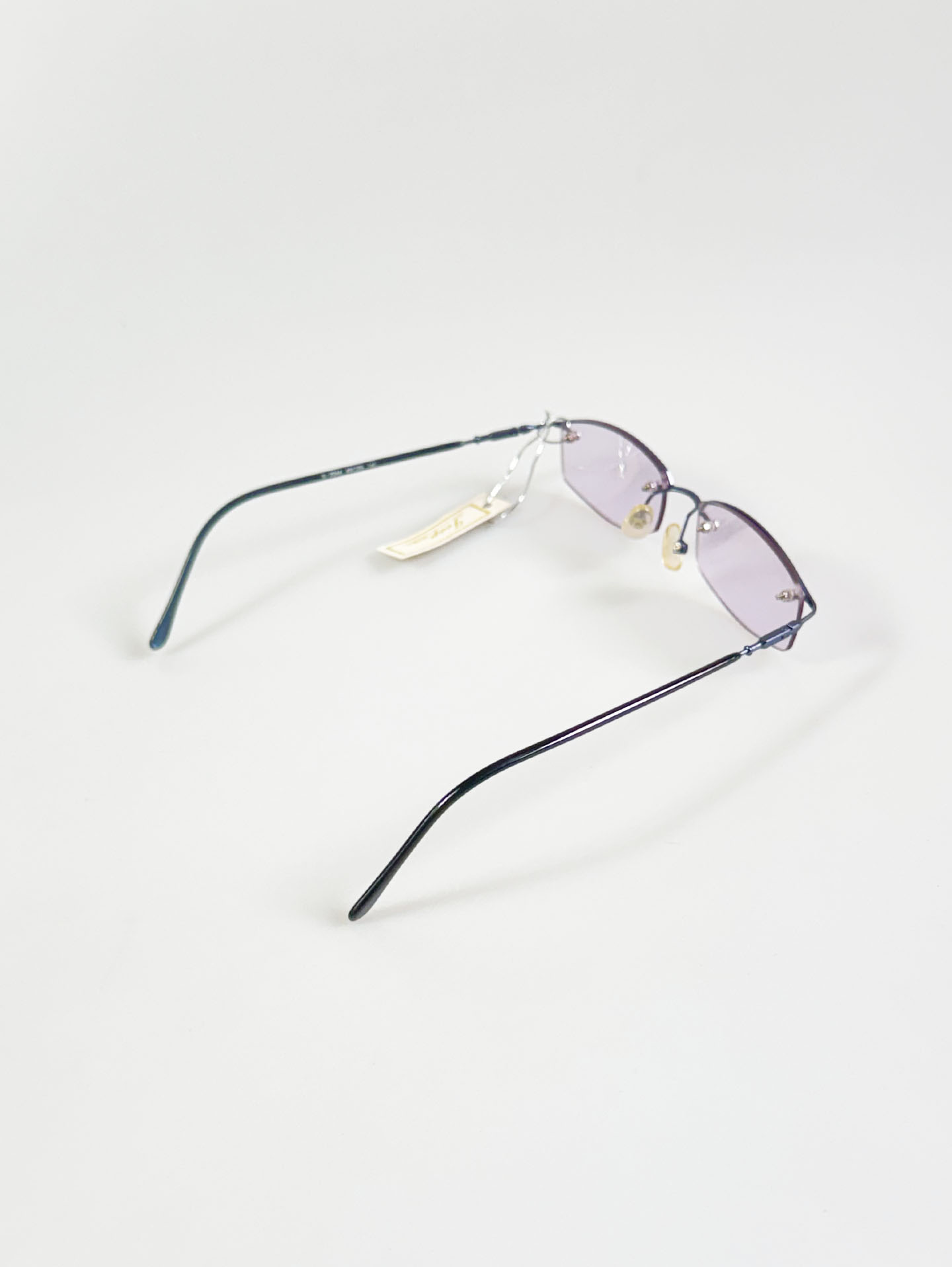 JEEP Deep Blue Semi-Rimless Square Metal Glasses