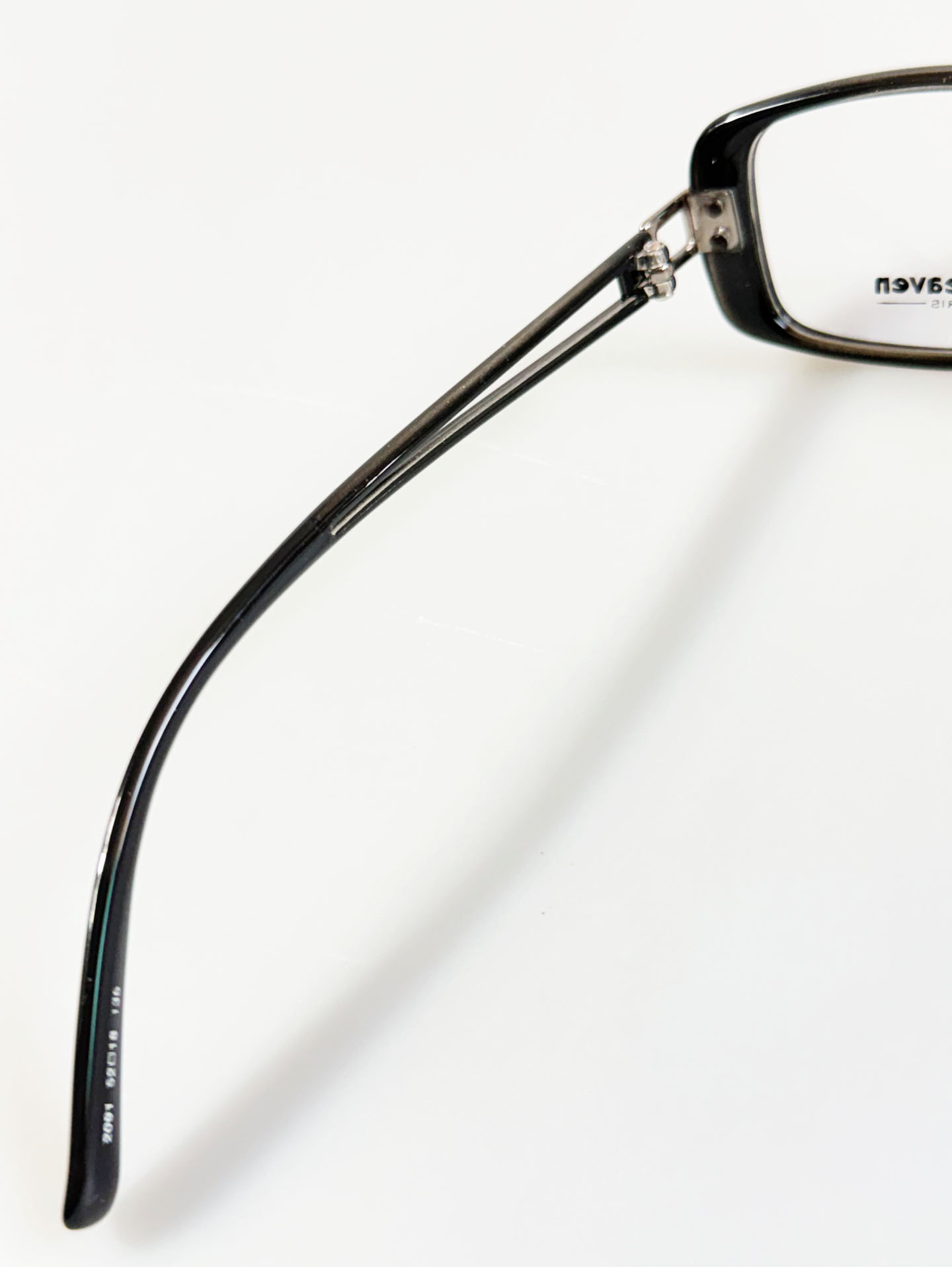 TO-HEAVEN Black Square Combination Horn-Rim Frame Glasses