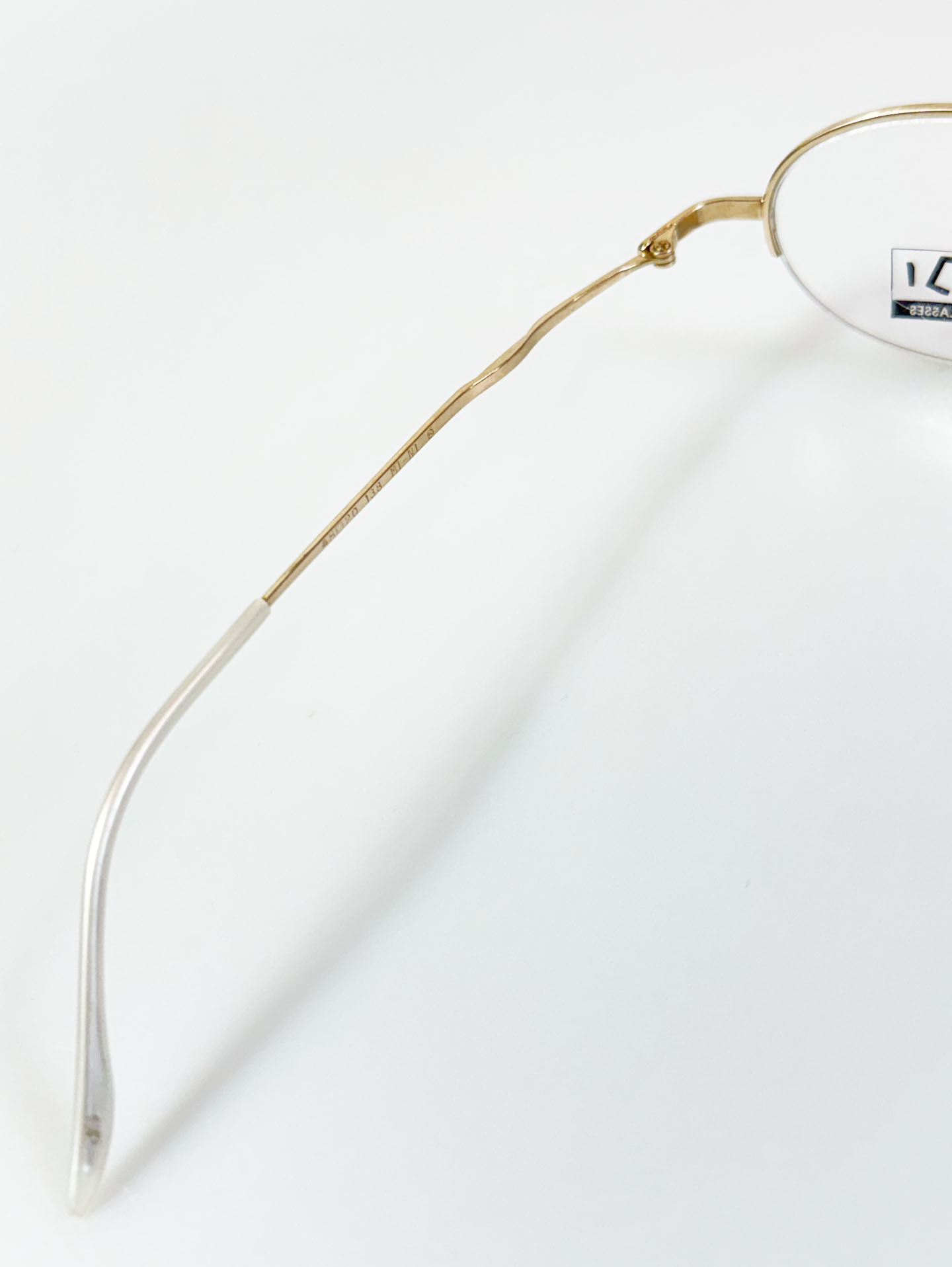 Moya New York Gold Square Rimless Metal Glasses