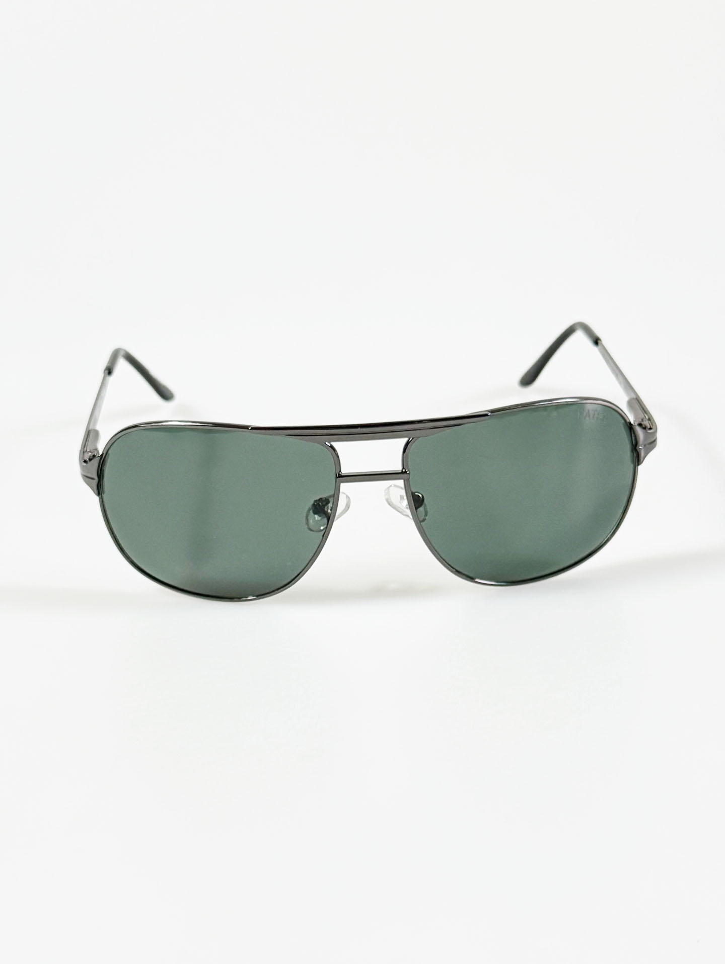 90's KATSU Gunmetal Aviator Metal Sunglasses