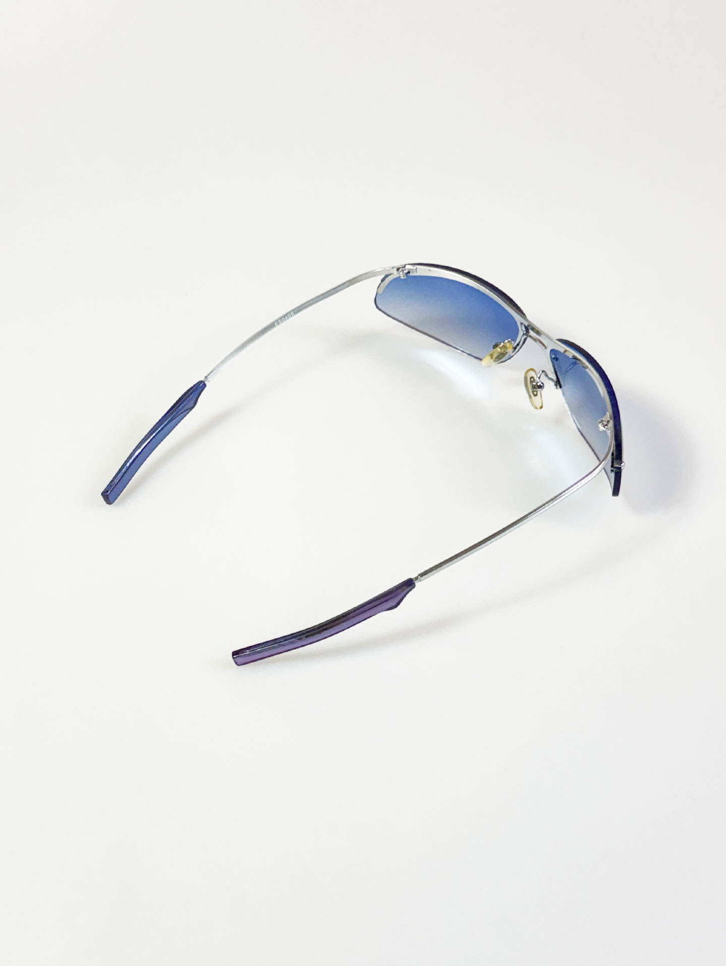 90’s Donkey In NewYork Rimless Square Tinted Sunglasses