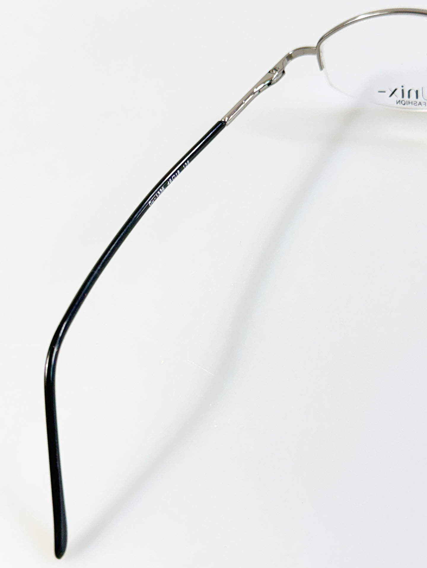 UNIX Silver Half-Rim Oval Metal Glasses