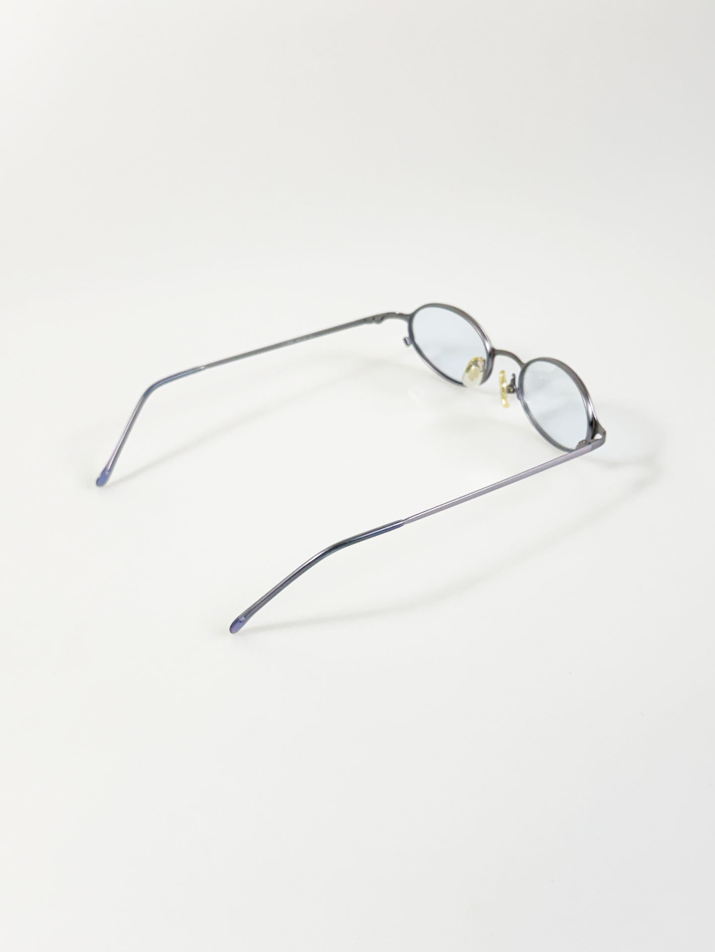 JEEP Blue Slim Oval Metal Tint Glasses