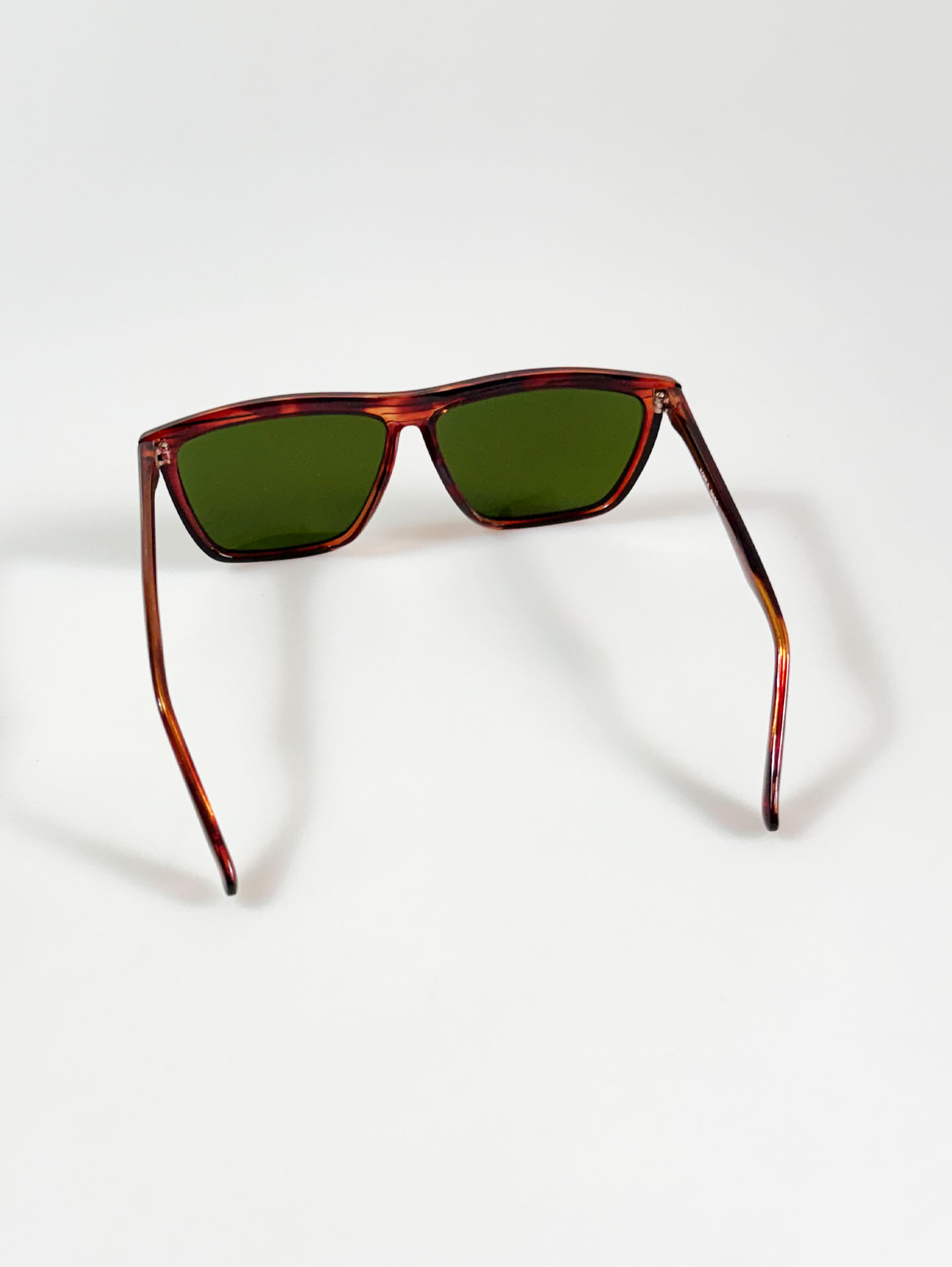 90's TECH Tortoiseshell Square Sunglasses