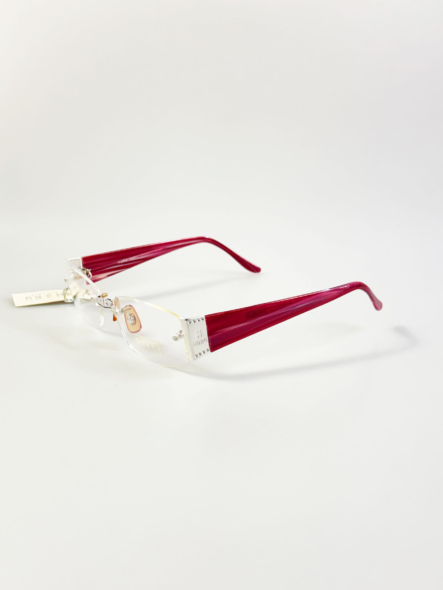 HARU Rimless Square Metal Frame Glasses