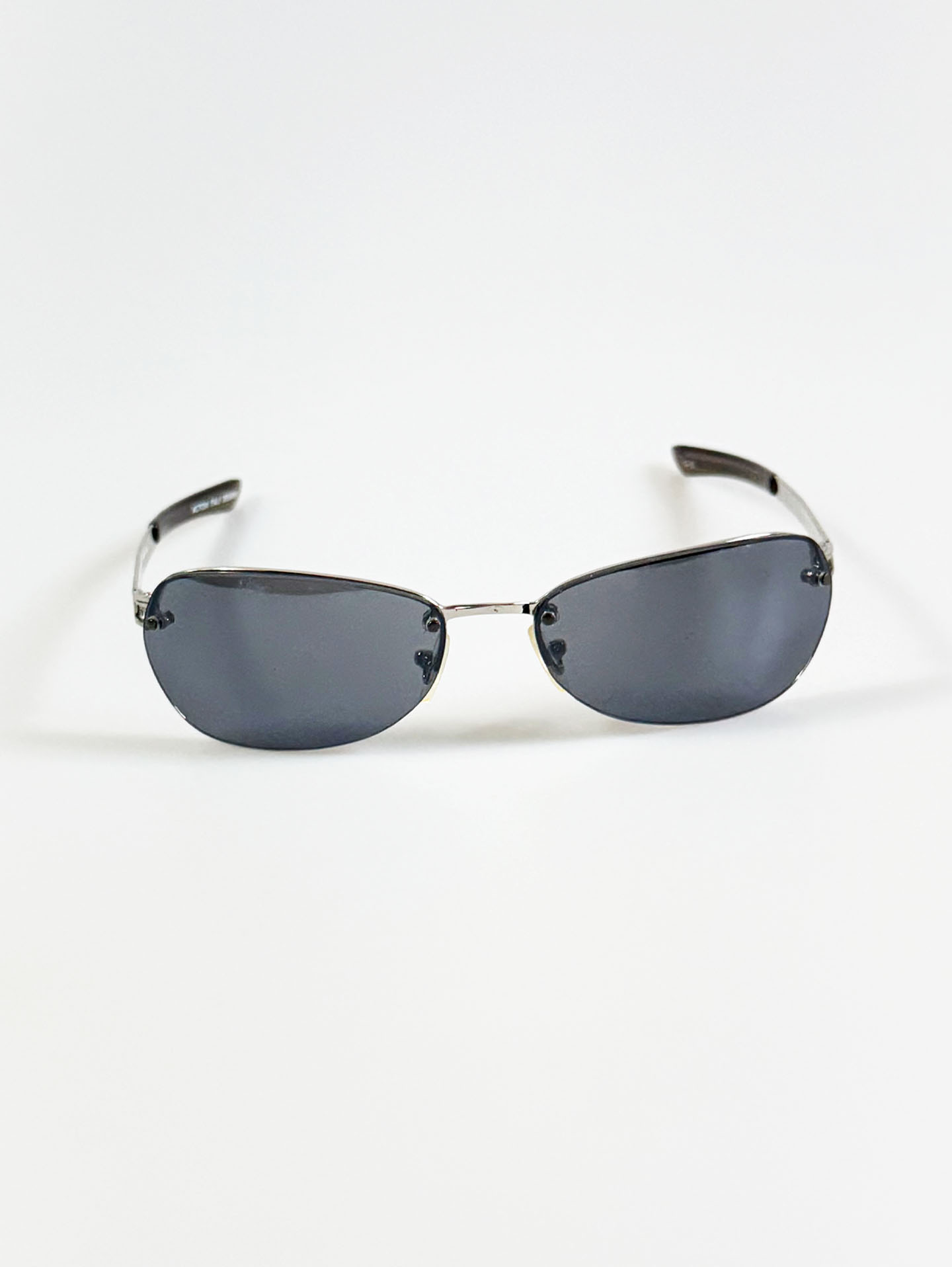 90's ACTION Rimless Square Metal Sunglasses