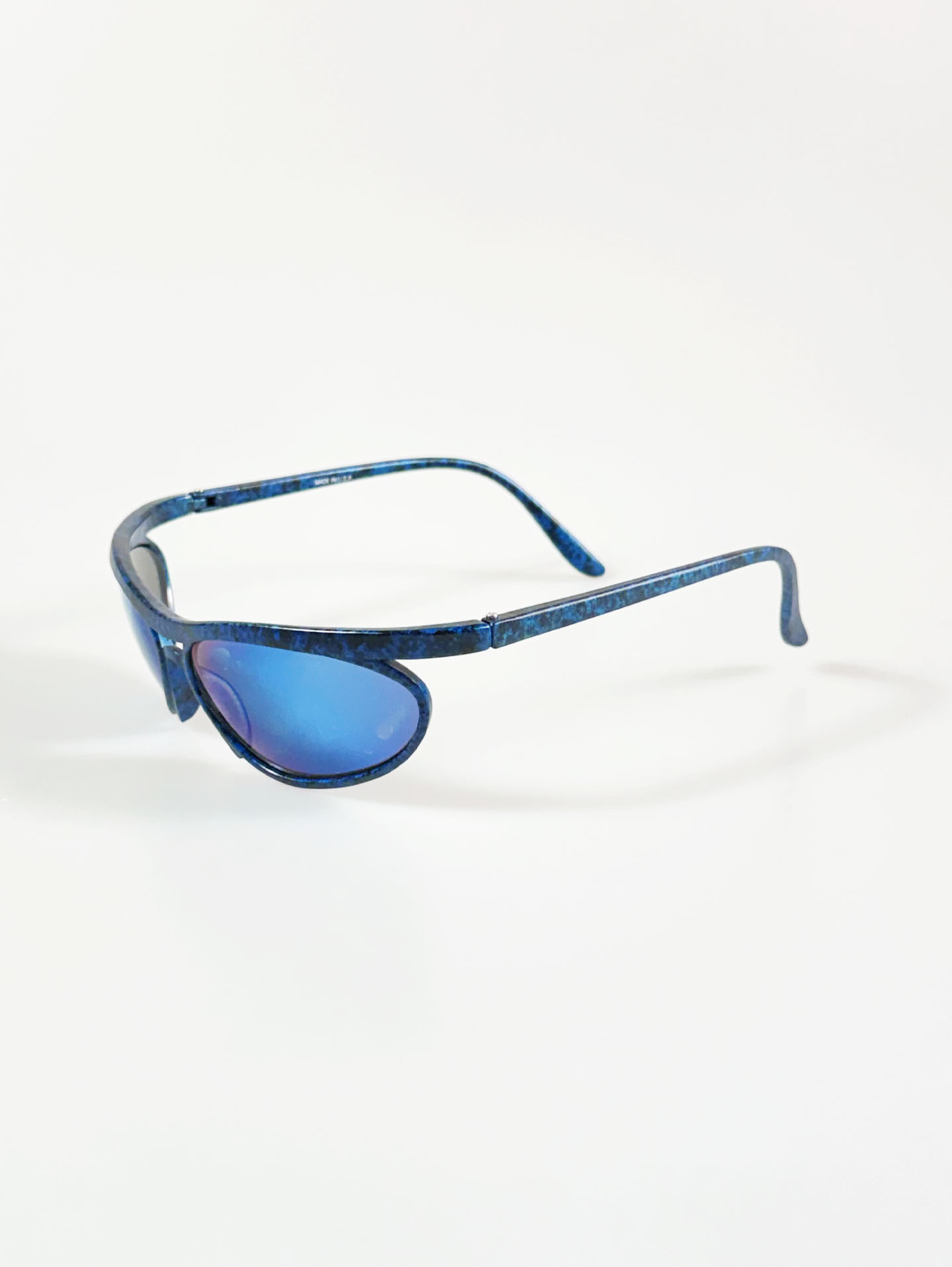 90’s KANTLON Blue Marble Wraparound Sunglasses