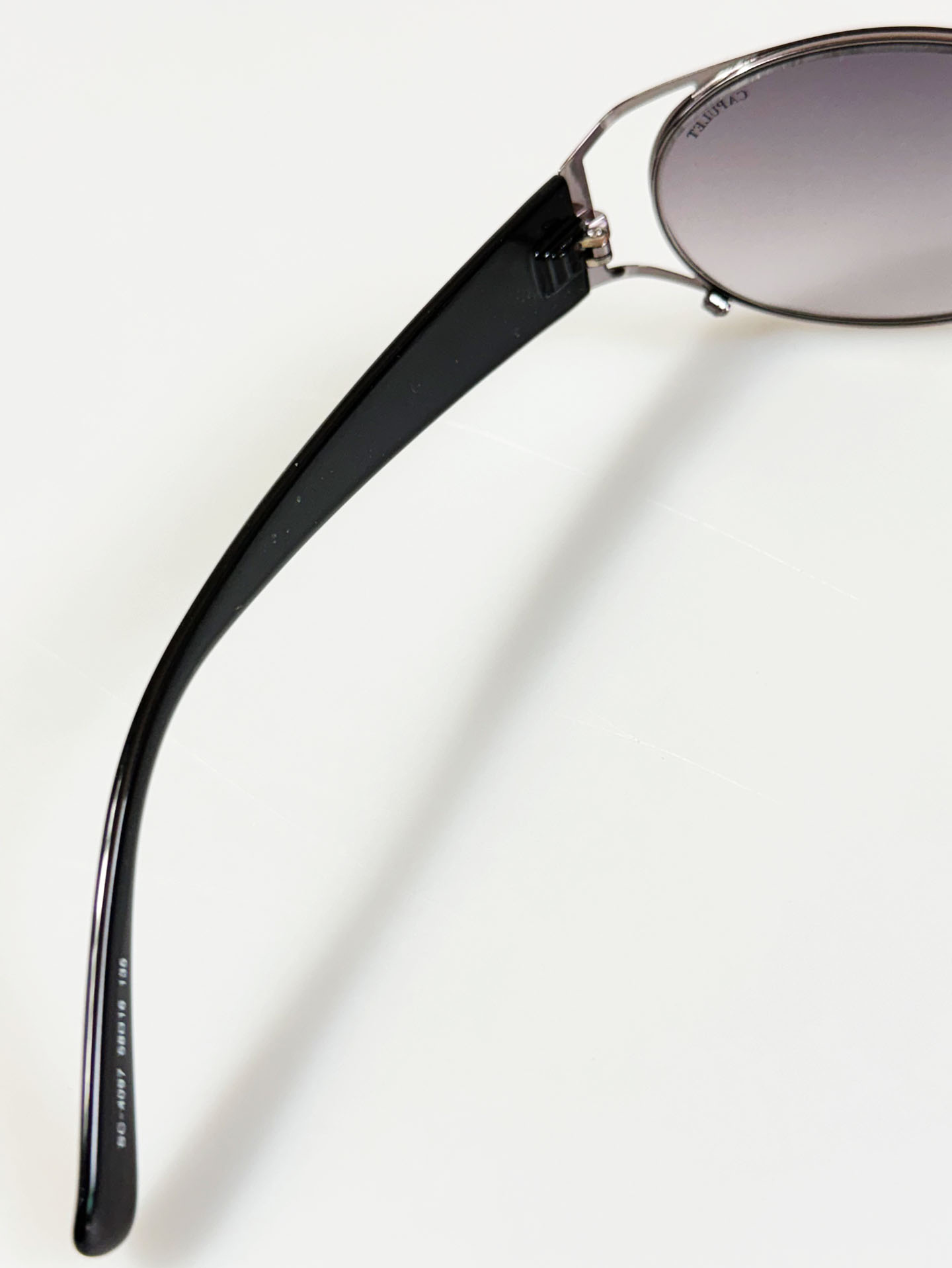 CAPULET Silver Oval Metal Combination Frame Sunglasses