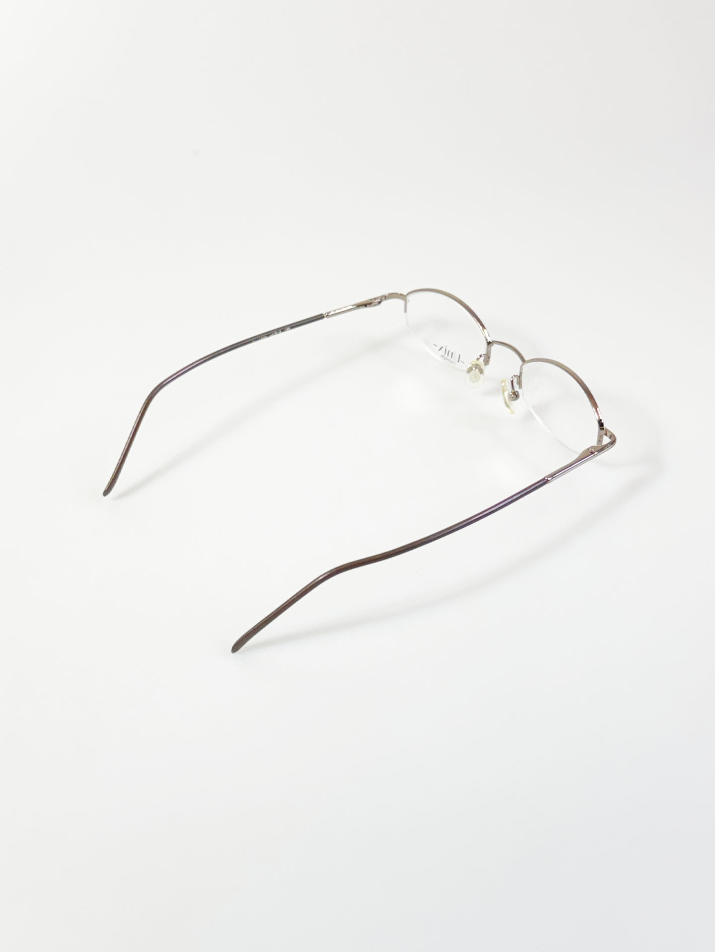 Unix Fashion Silver Half Rim Square Metal Glasses