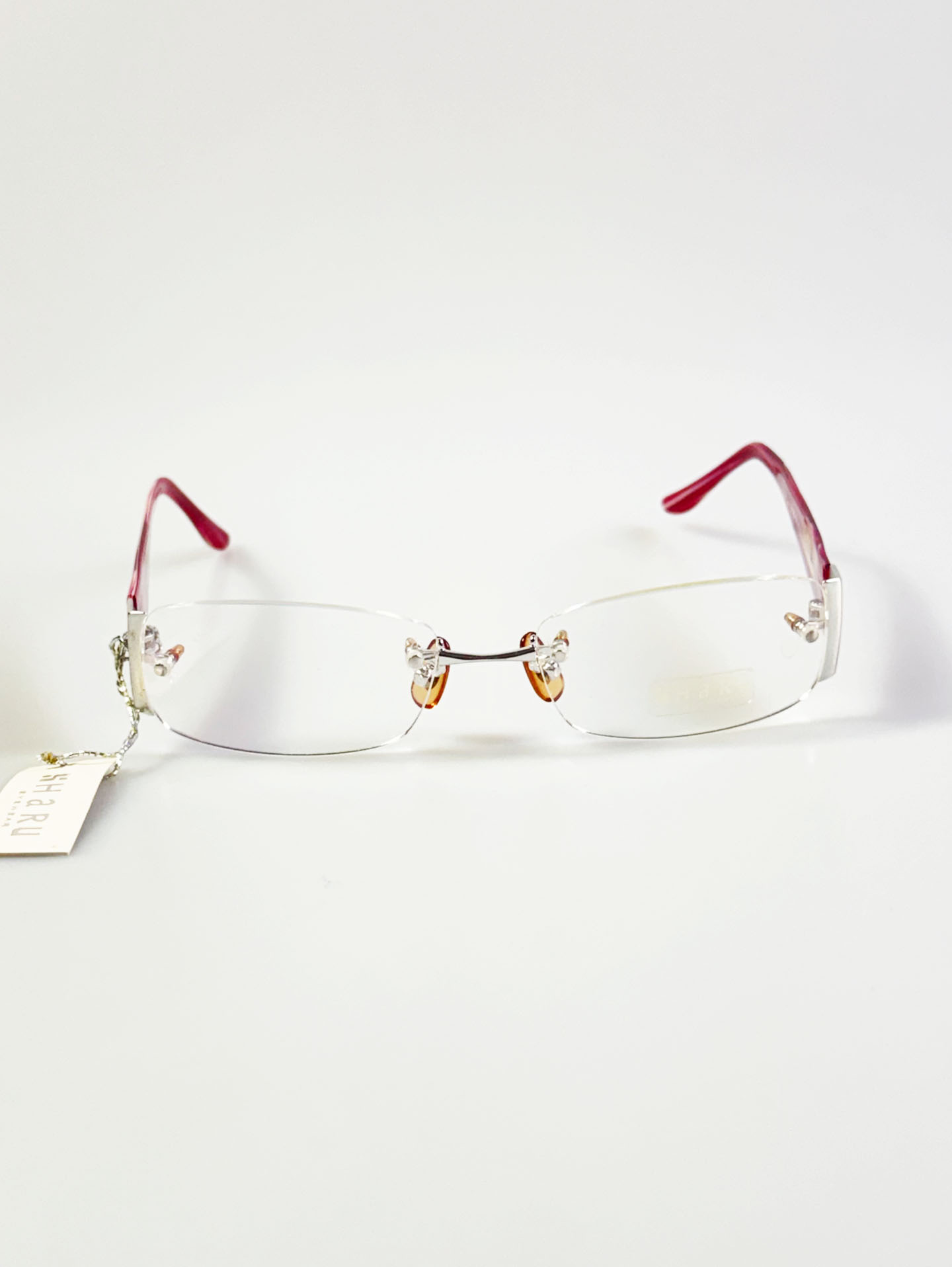HARU Rimless Square Metal Frame Glasses