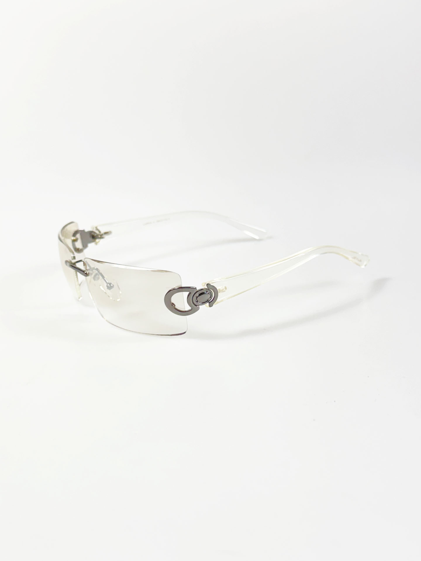 CAPRIO Rimless Square Metal Tint Sunglasses