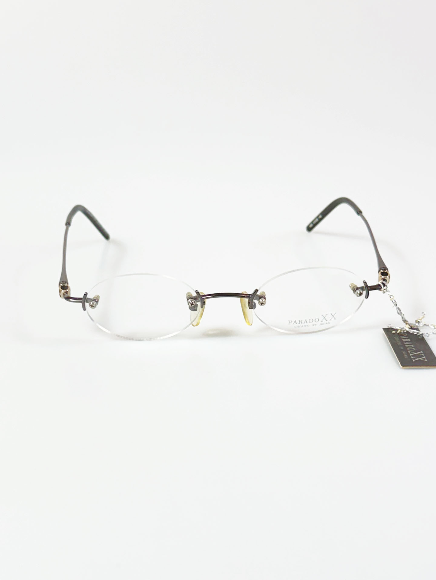 PARADOXX Rimless Oval Titanium Frame Glasses