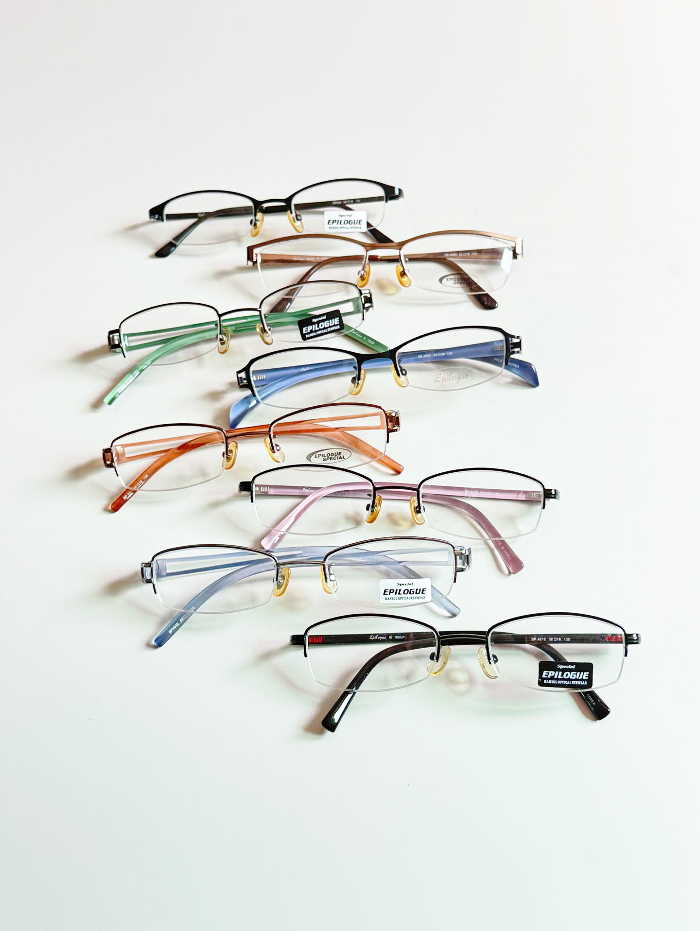 EPILOGUE Deadstock Semi-Rimless Glasses Collection Series 02