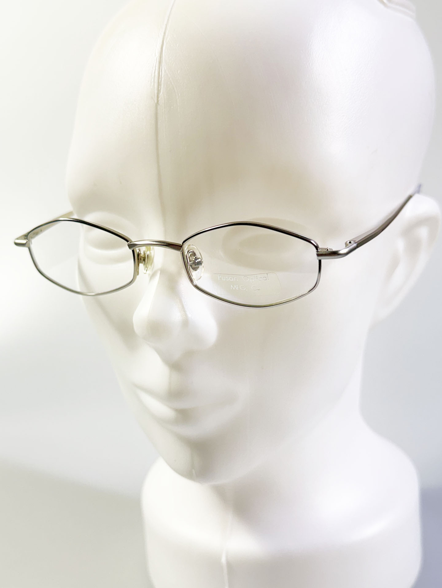 P.S.C FASHION Silver Hexagonal Metal Frame Glasses