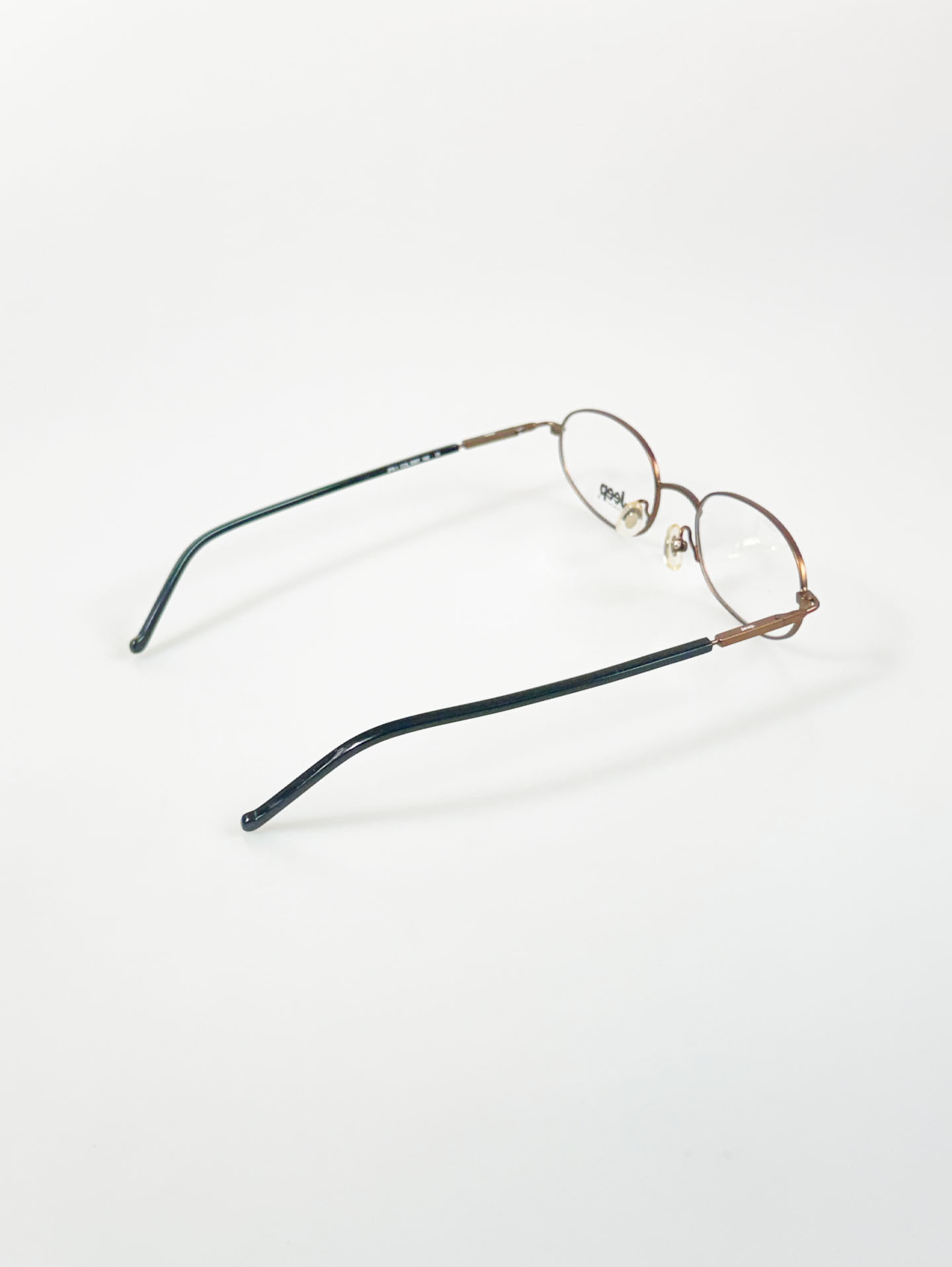 JEEP Bronze Slim Oval Metal Glasses
